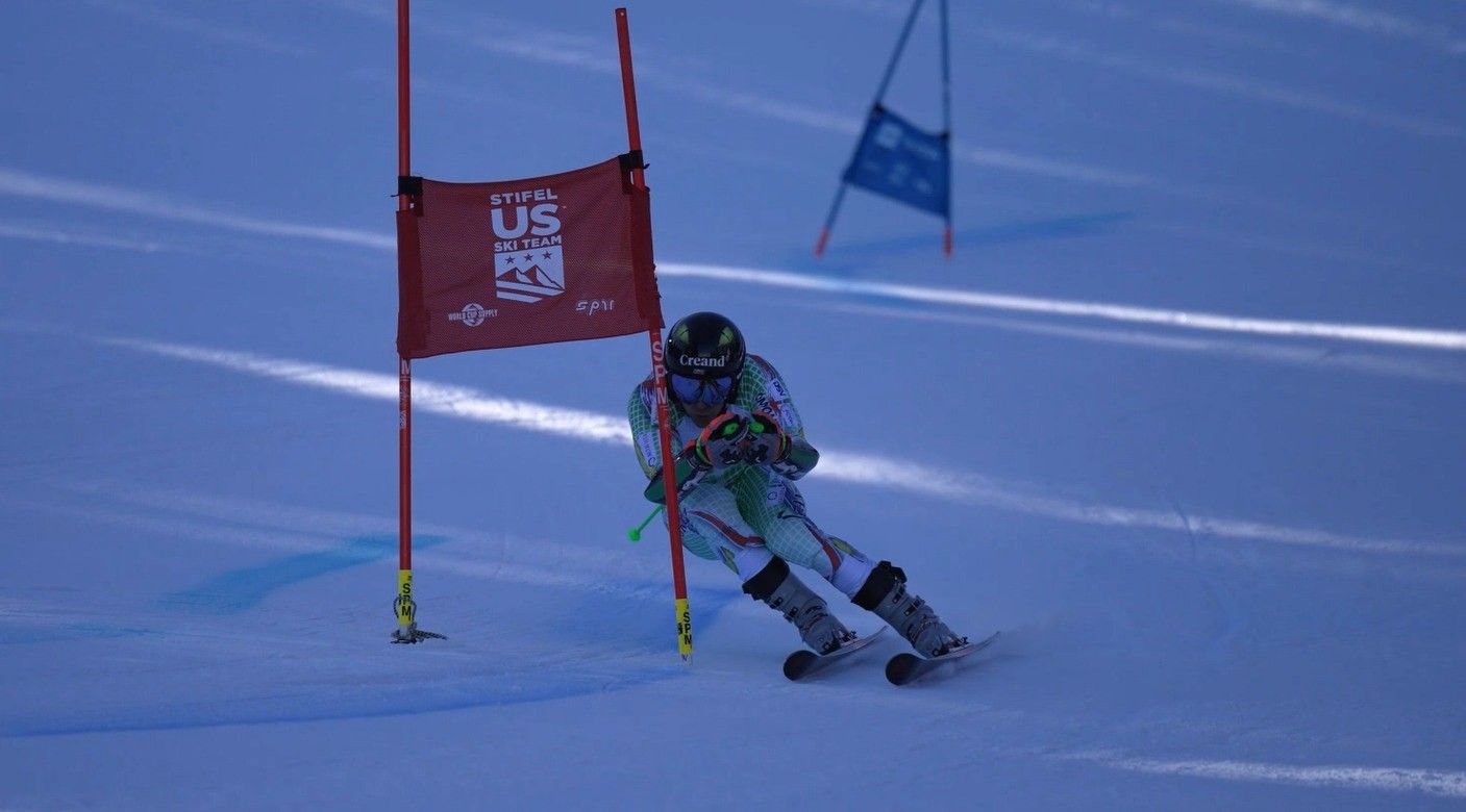 Joan Verdú, entrenant a Copper Mountain.