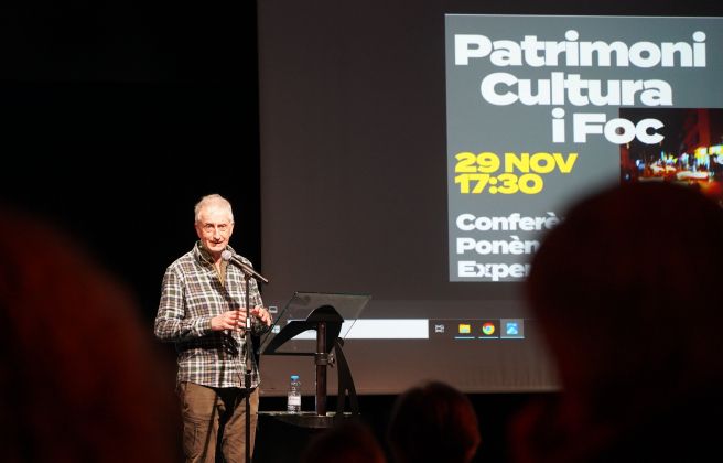 Joan Reguant, presentador de la candidatura de les falles a la Unesco.