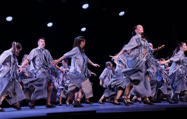 Un instant de l'espectacle 'Com pesa la terra'.