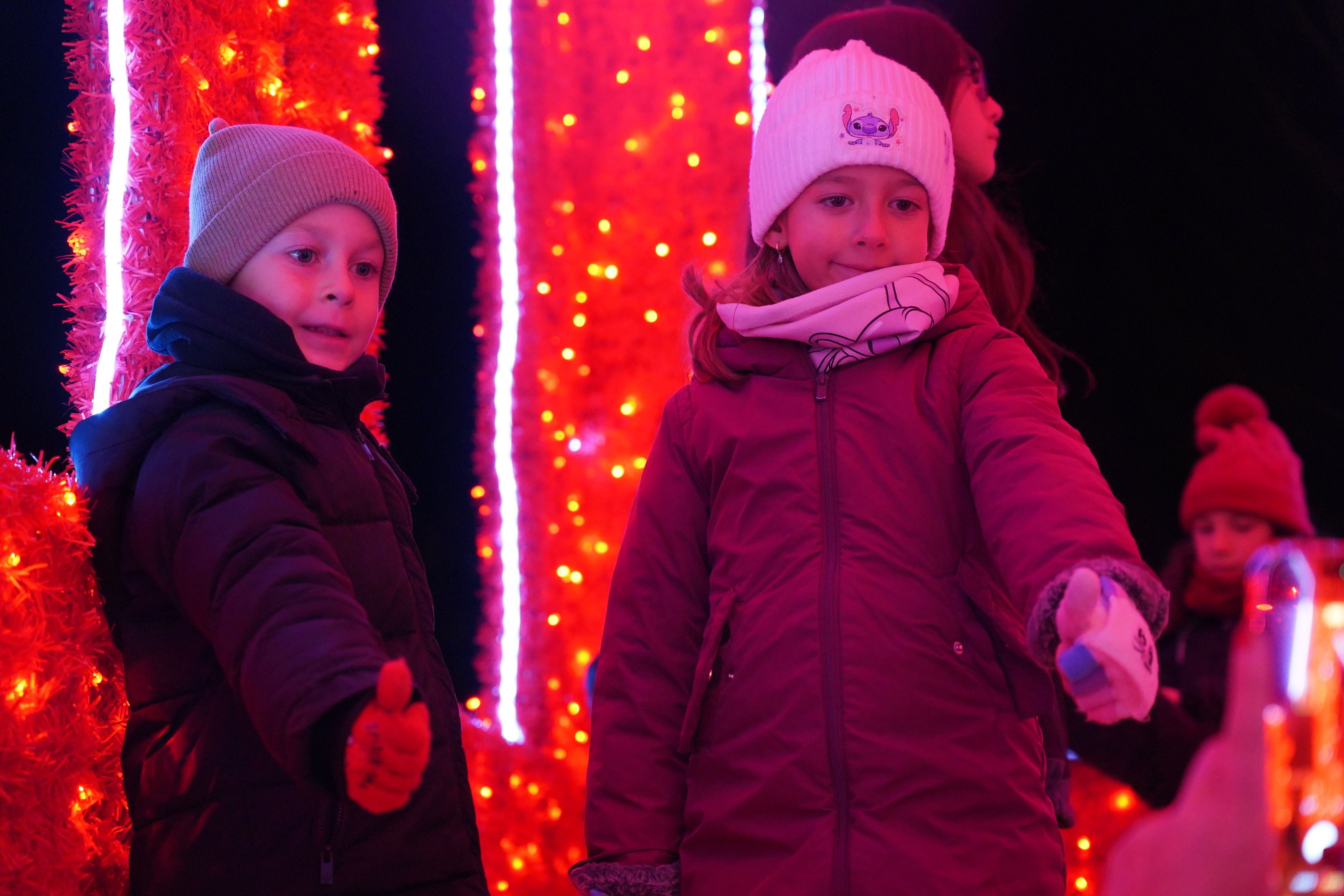 Els més petits han gaudit de les llums.