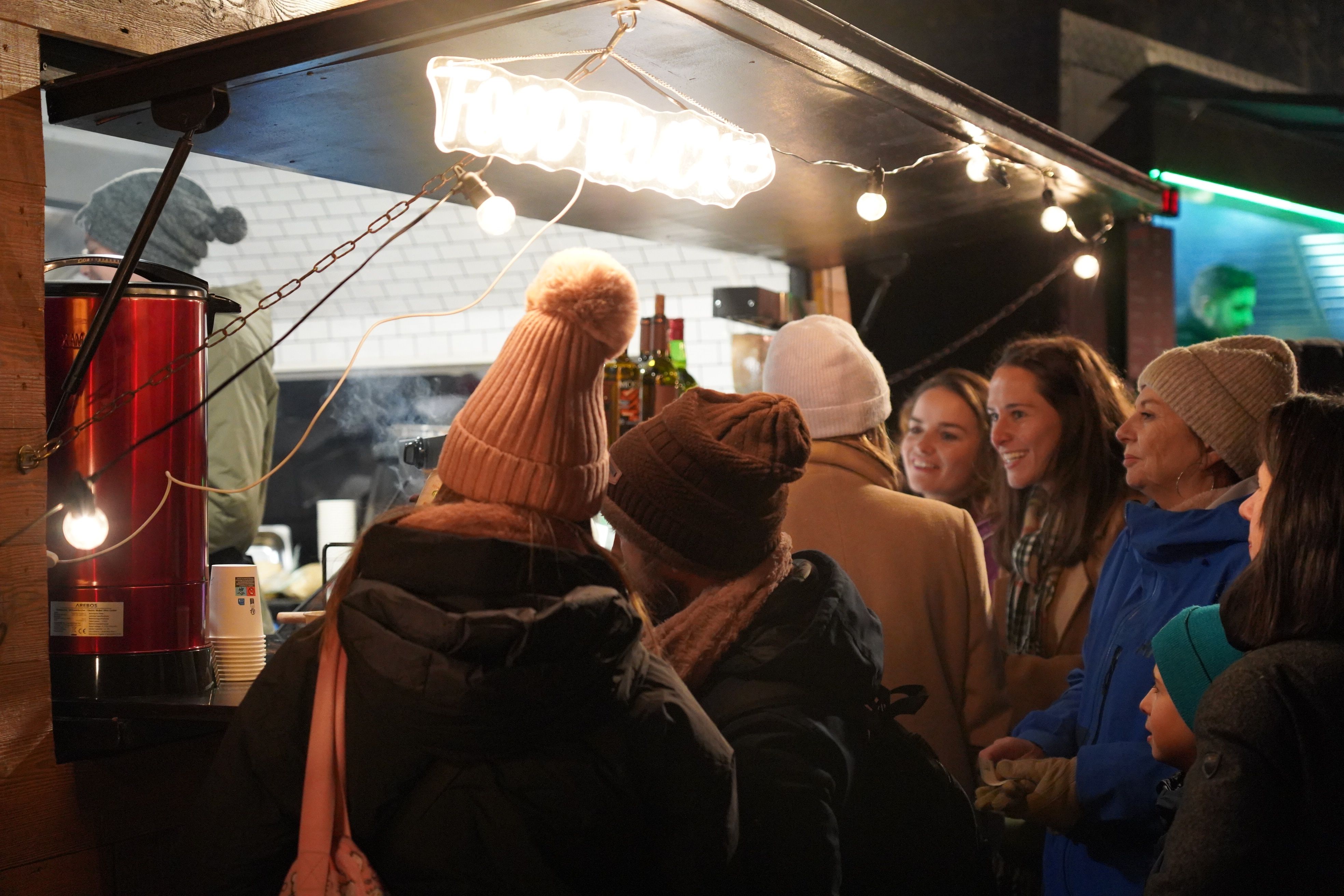 Les foodtrucks, un bon refugi pel fred. 