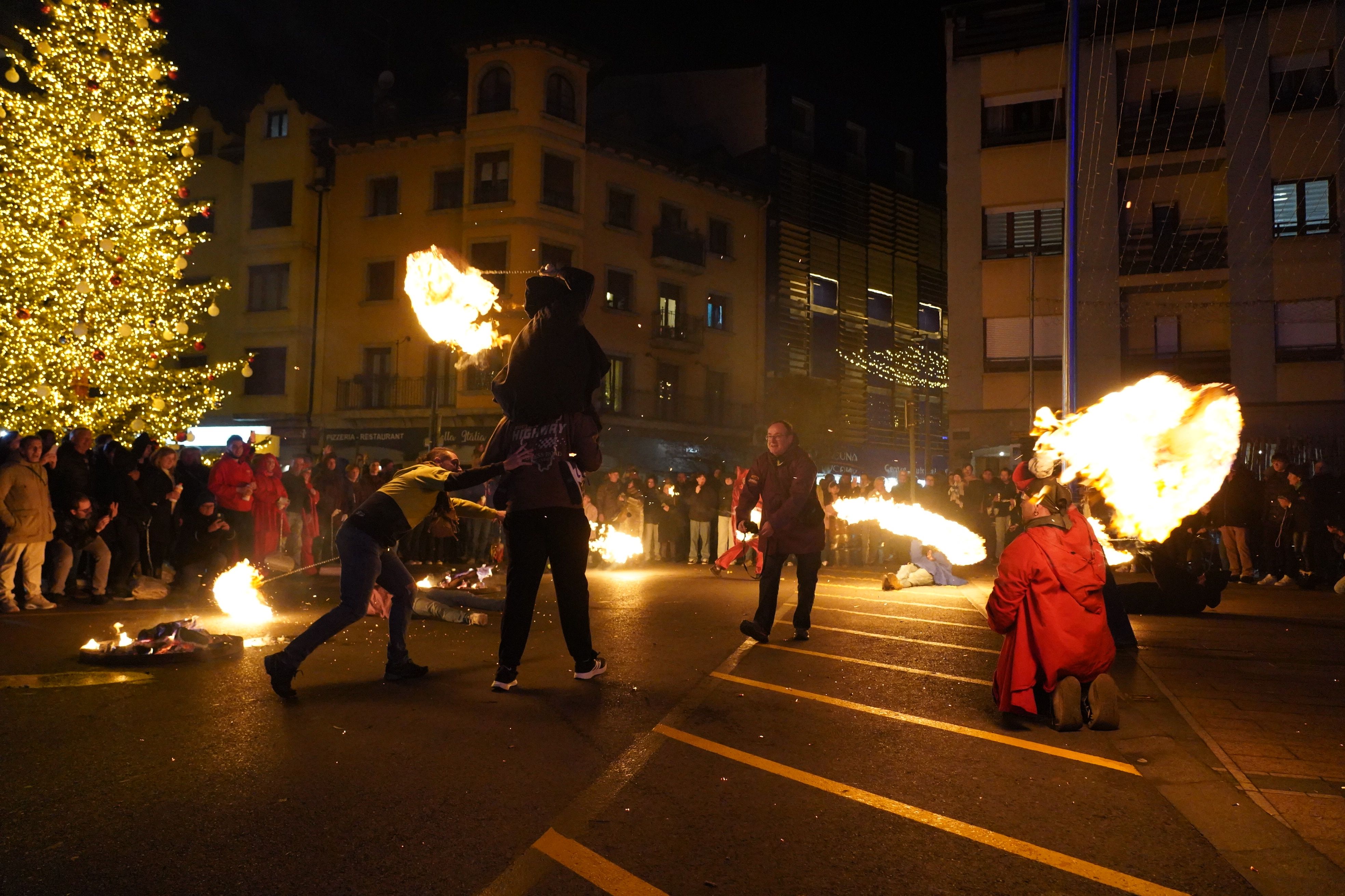 Un instant de la celebració dels fallaires.