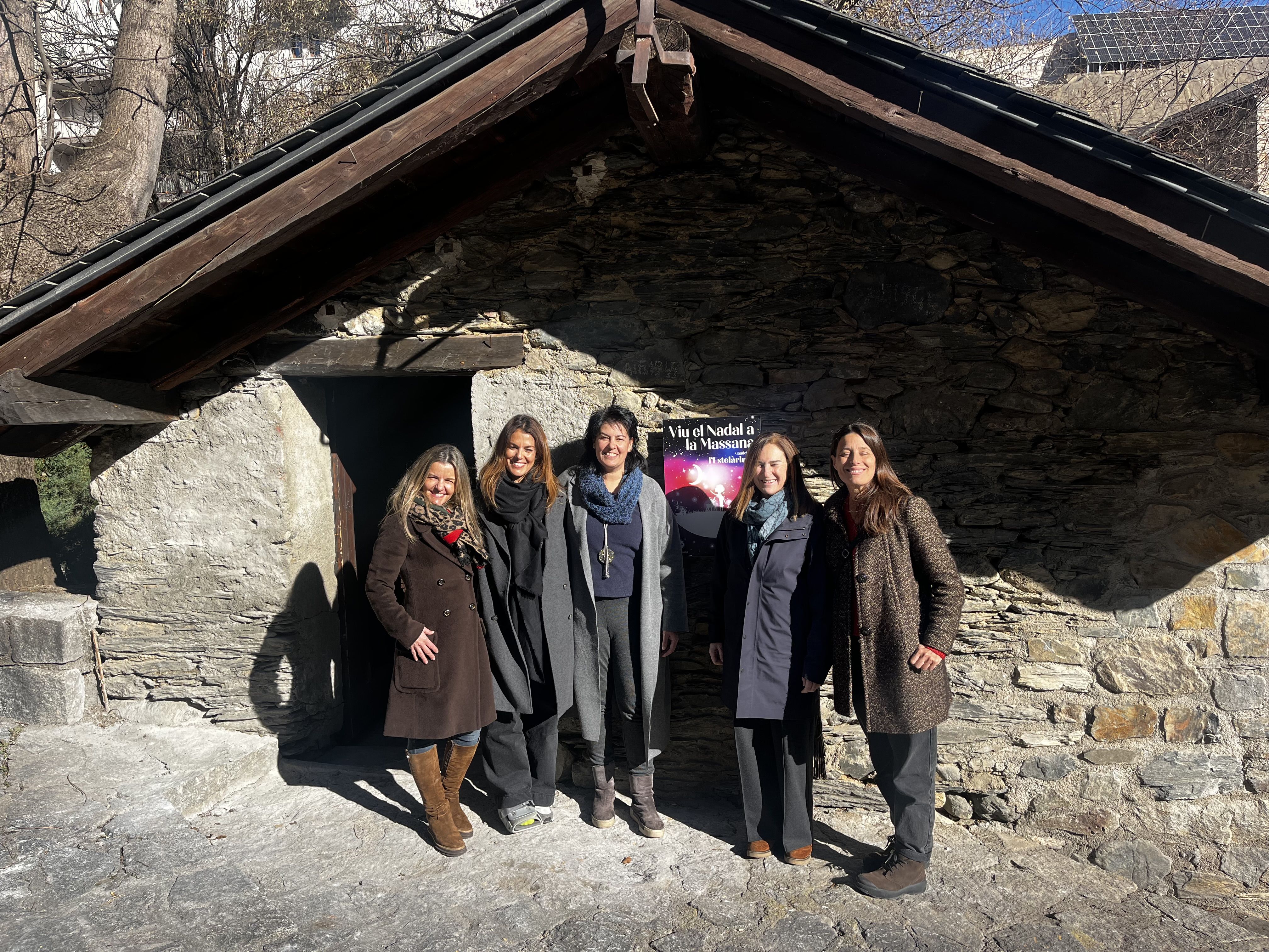 La Mola de Cal Quico de la Massana obre les portes al públic per rebre la visita del Pare Noel.