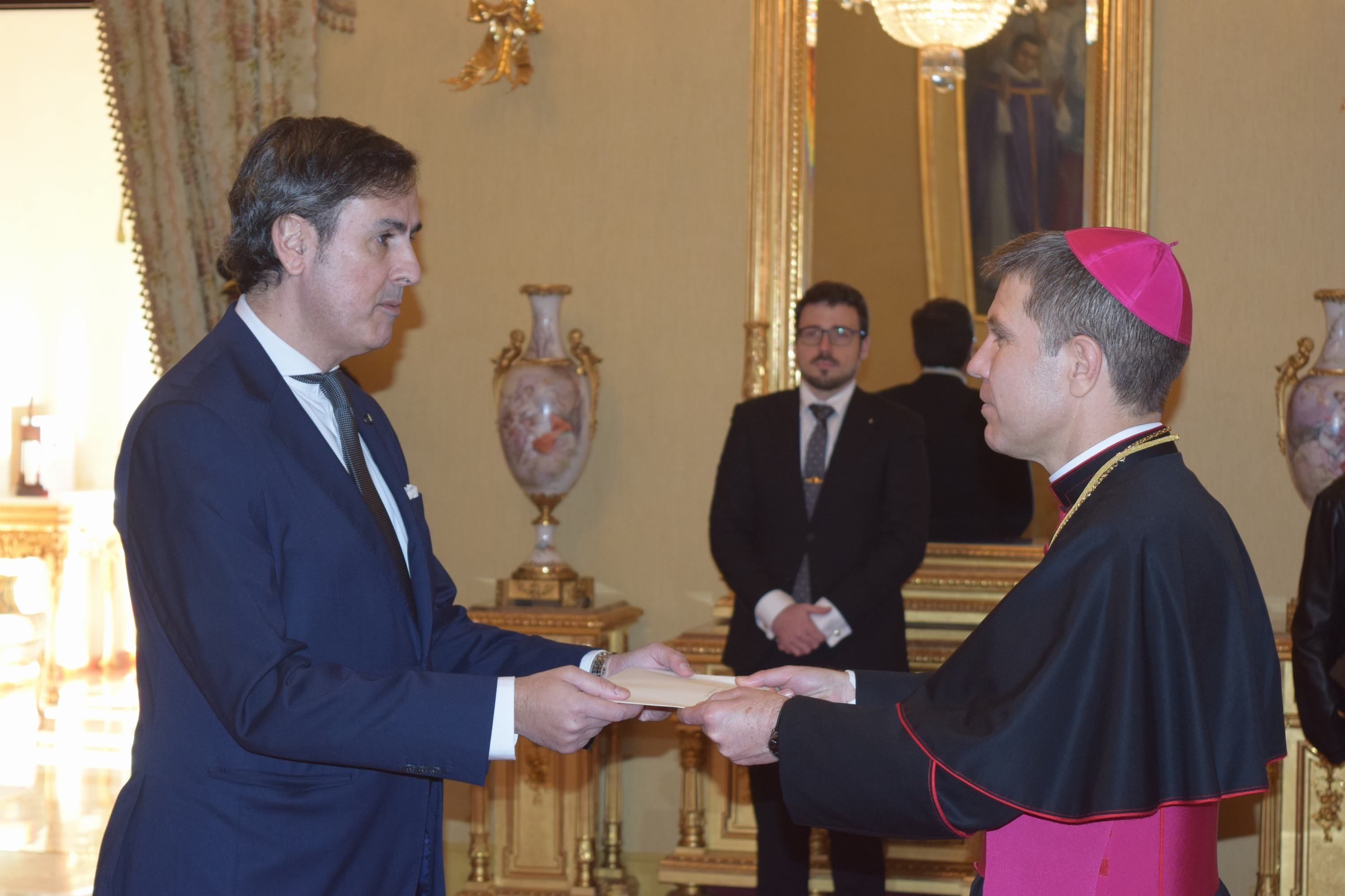 Excm. Sr. Sergio Rodríguez López-Ros, ambaixador de l’Orde de Malta. Excm. Sr. Sergio Rodríguez López-Ros, ambaixador de l’Orde de Malta.