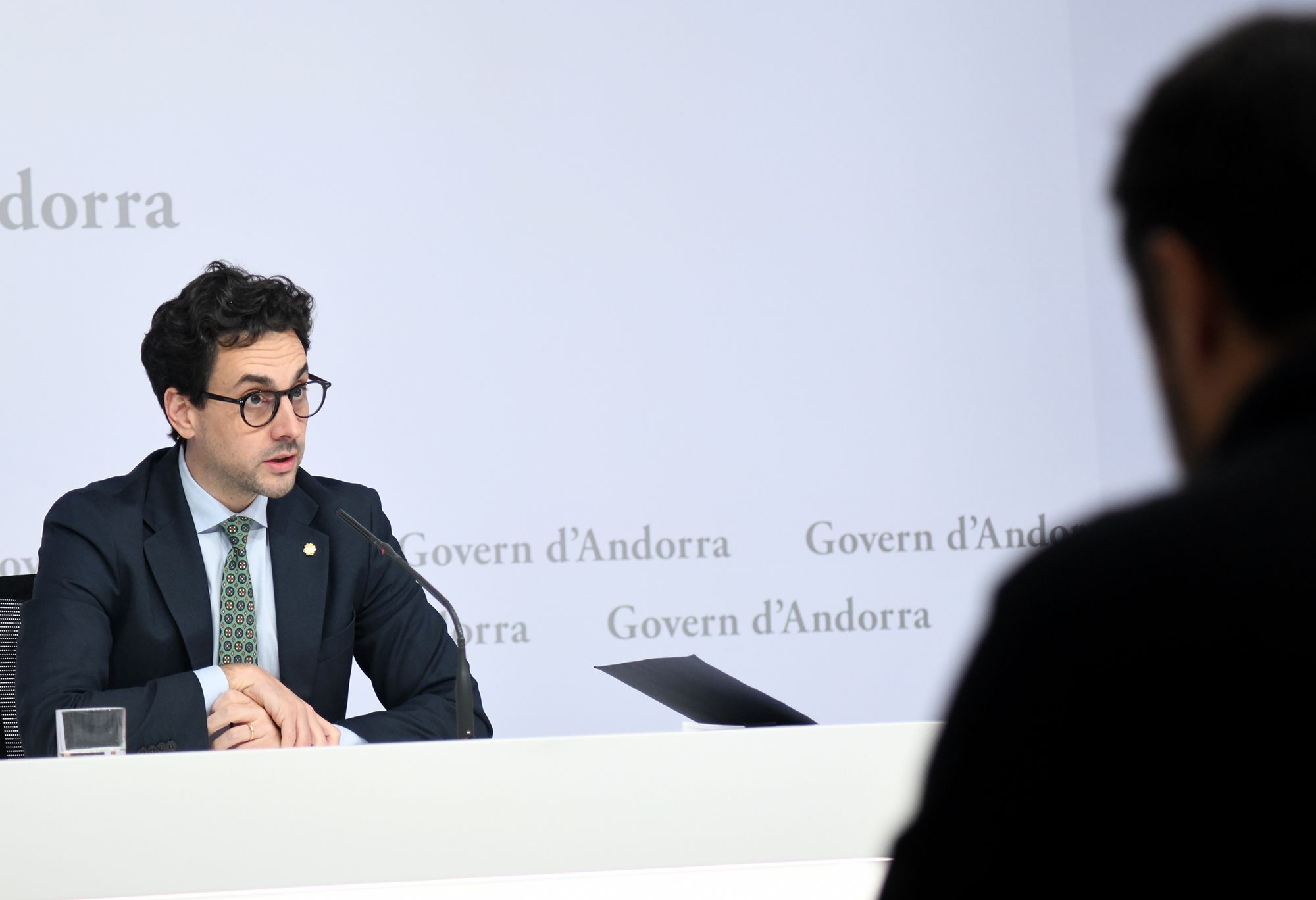 Casal, durant la roda de premsa.