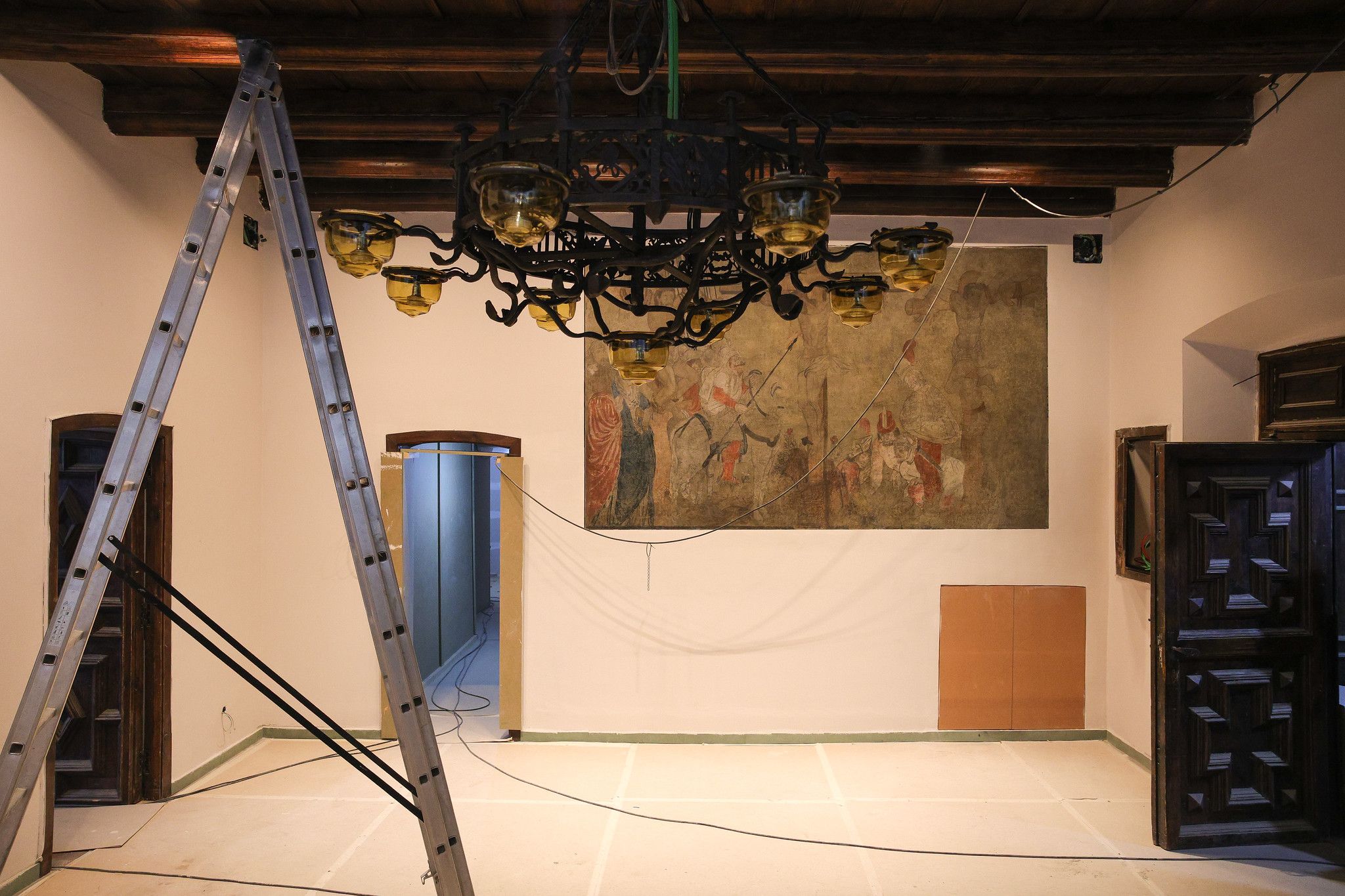 Estat dels treballs.