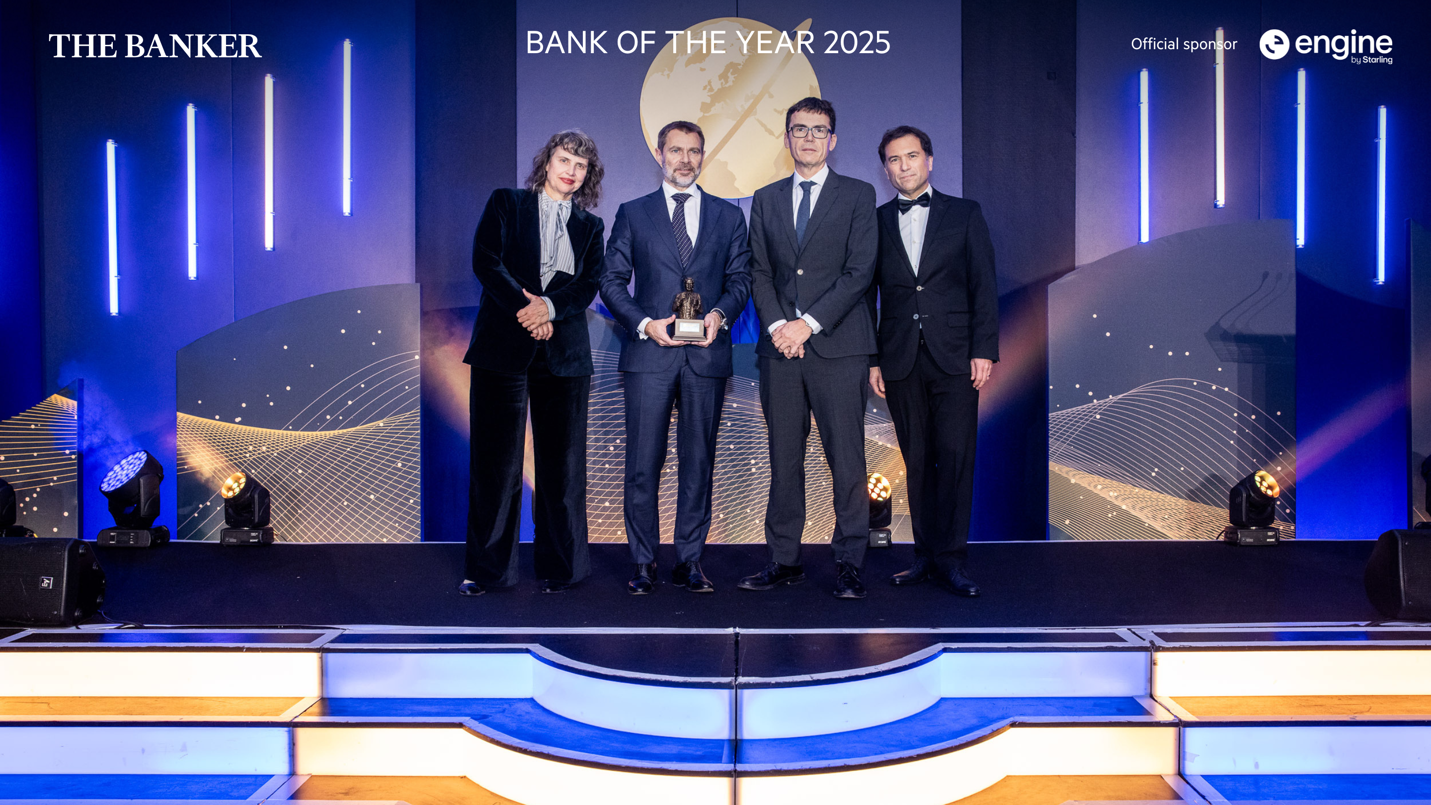 MoraBanc ha estat distingit com a Banc de l’Any 2025 a Andorra pels prestigiosos premis internacionals Bank of the Year.