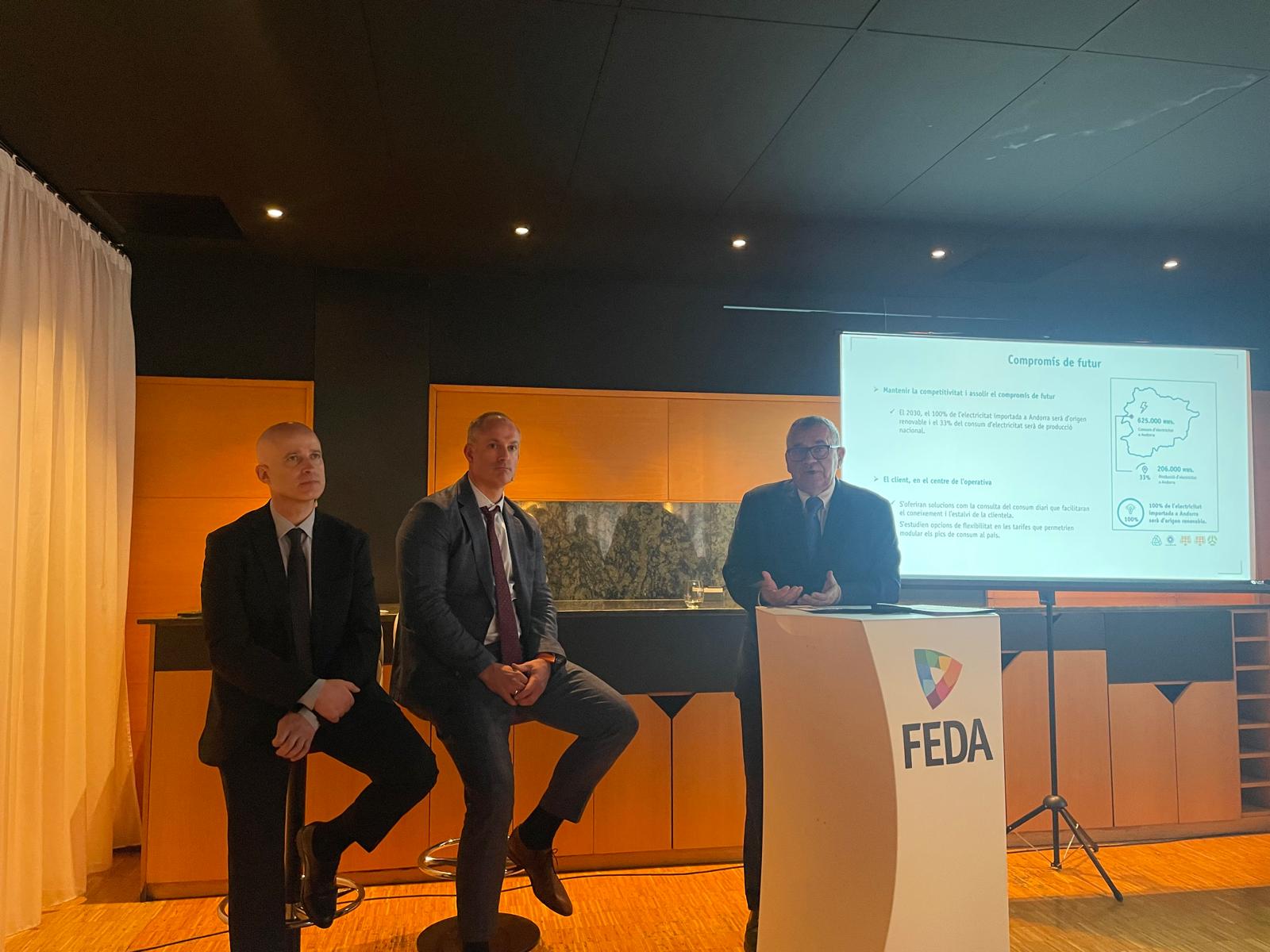 Intervenció d’Albert Moles durant la roda de premsa de balanç anual.