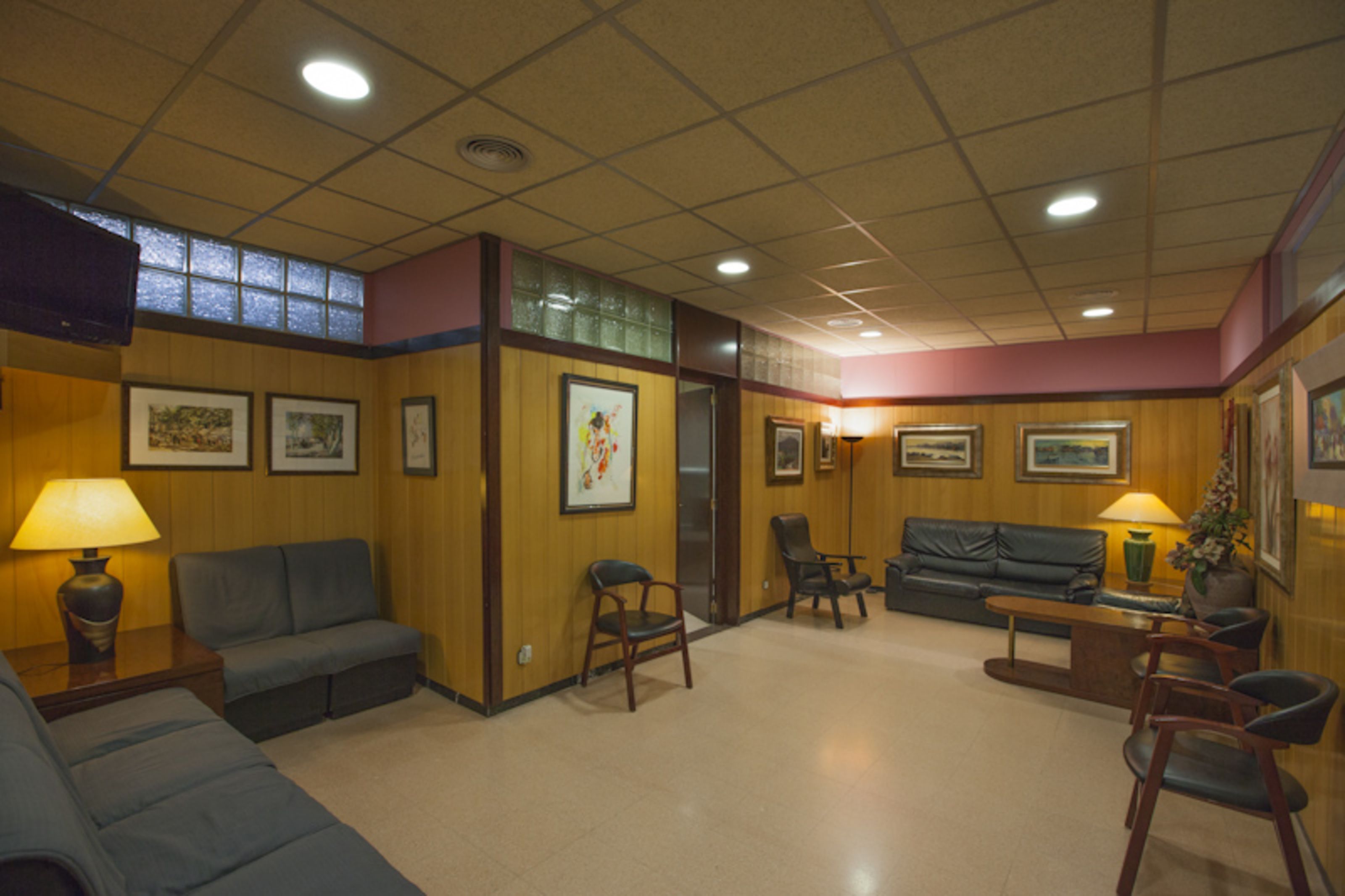 Una imatge de l'interior del tanatori d'Olot.