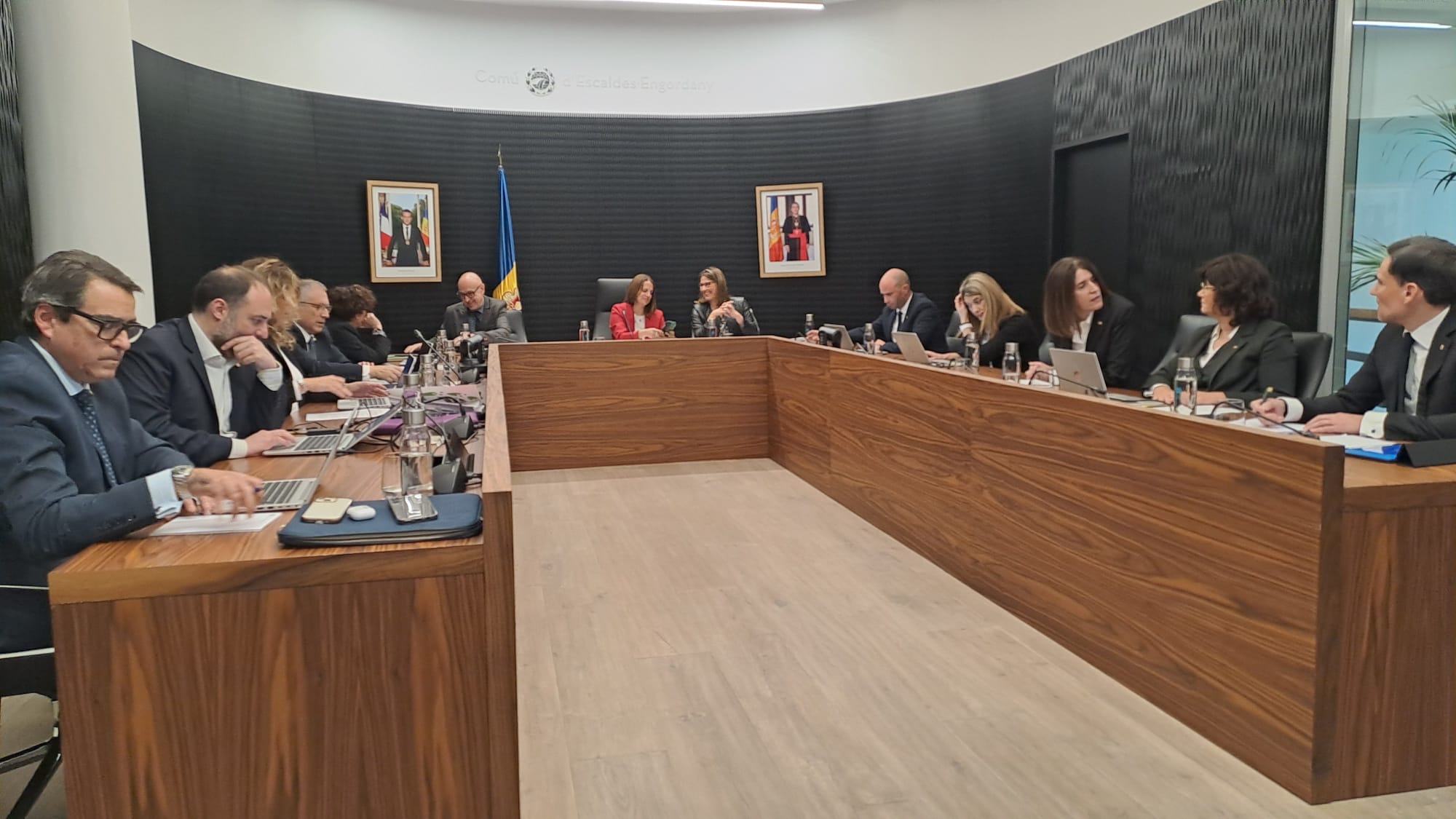 Sessió del consell de comú d’Escaldes-Engordany.