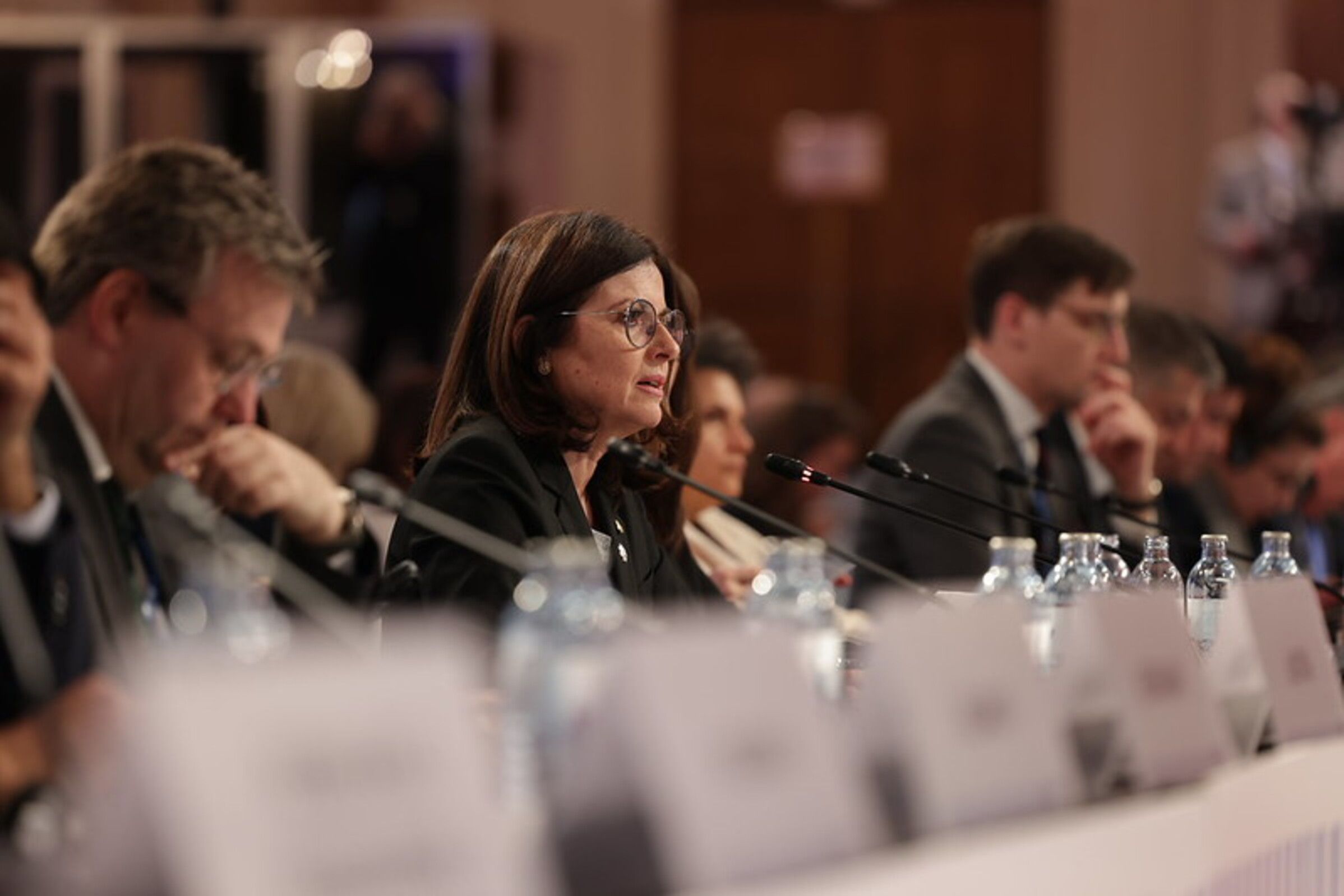 Imma Tor, durant el Consell Ministerial de l'OSCE a Viena.