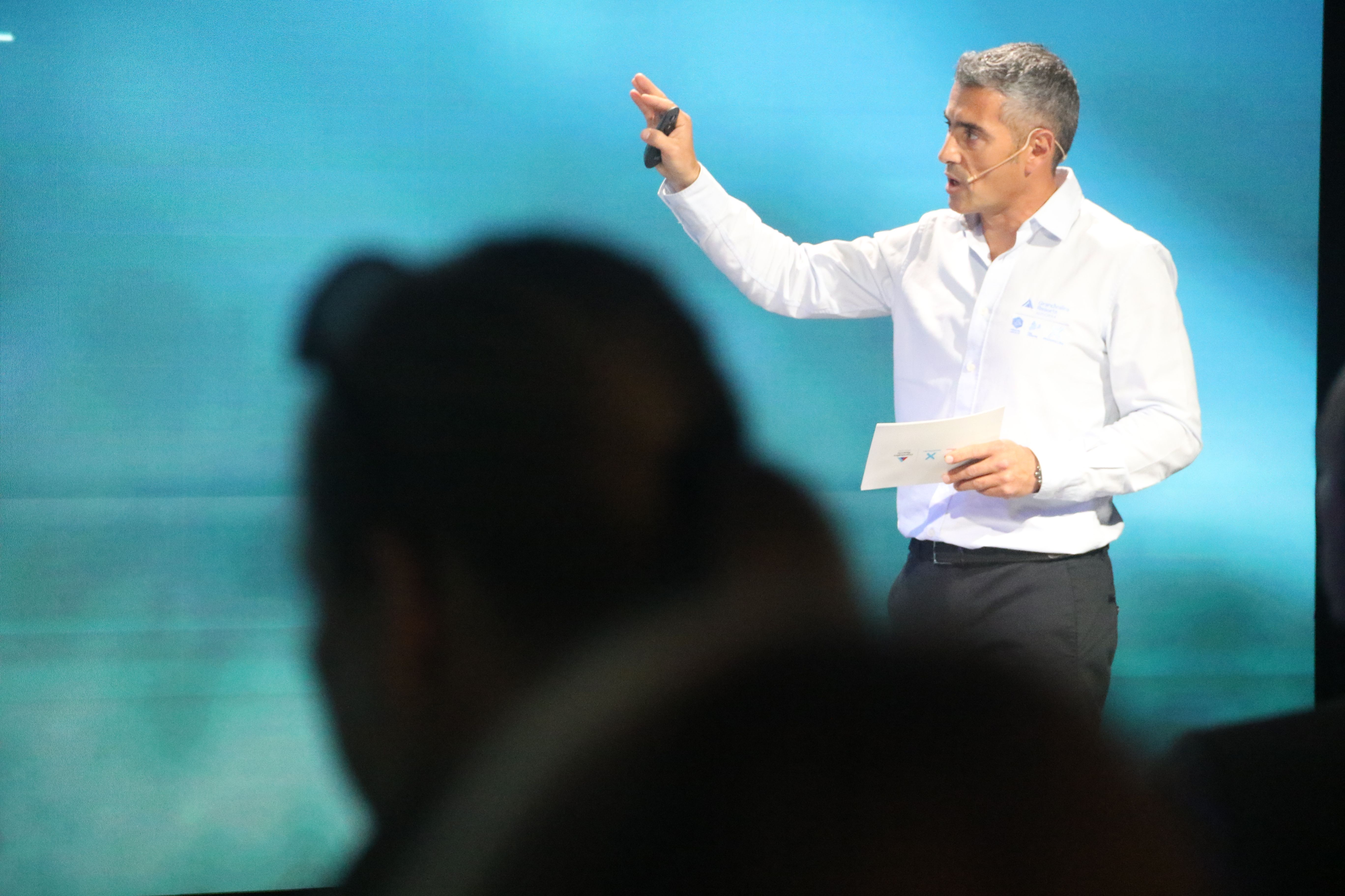 David Ledesma durant la presentació de la temporada d'hivern.