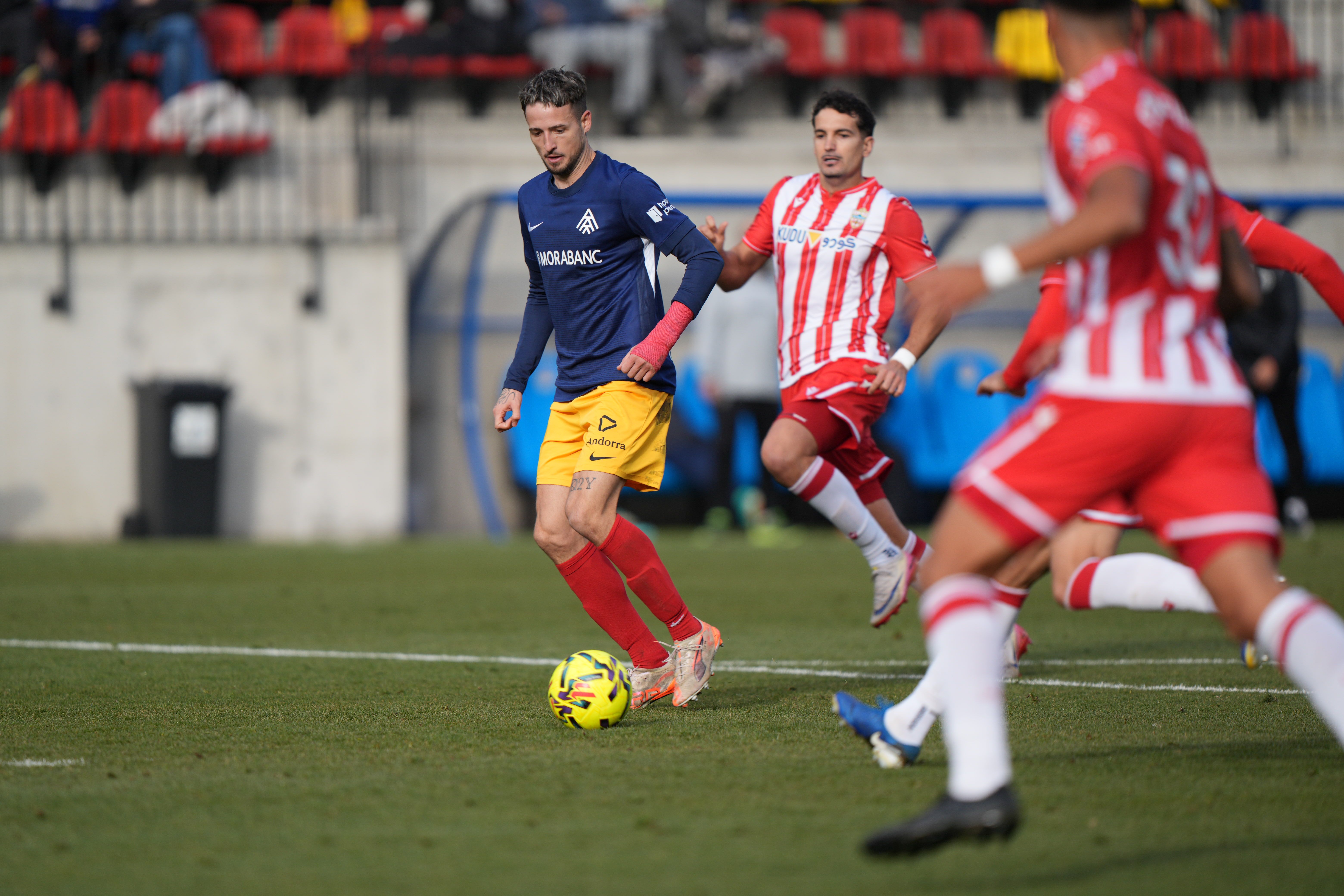 Manu Nieto ha superat els cent partits amb la samarreta tricolor.