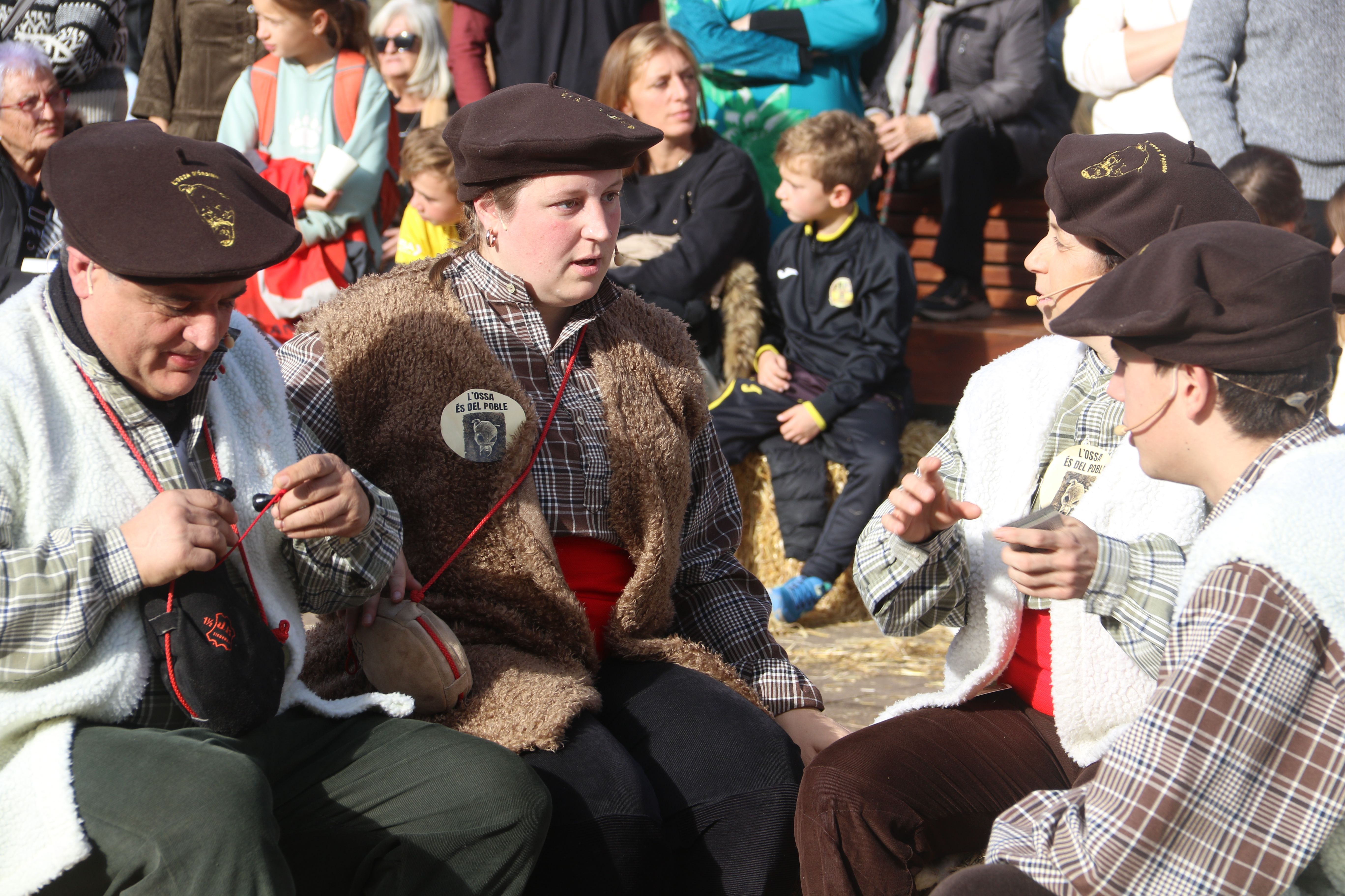 Els dallaires han lluït l'adhesiu reivindicatiu