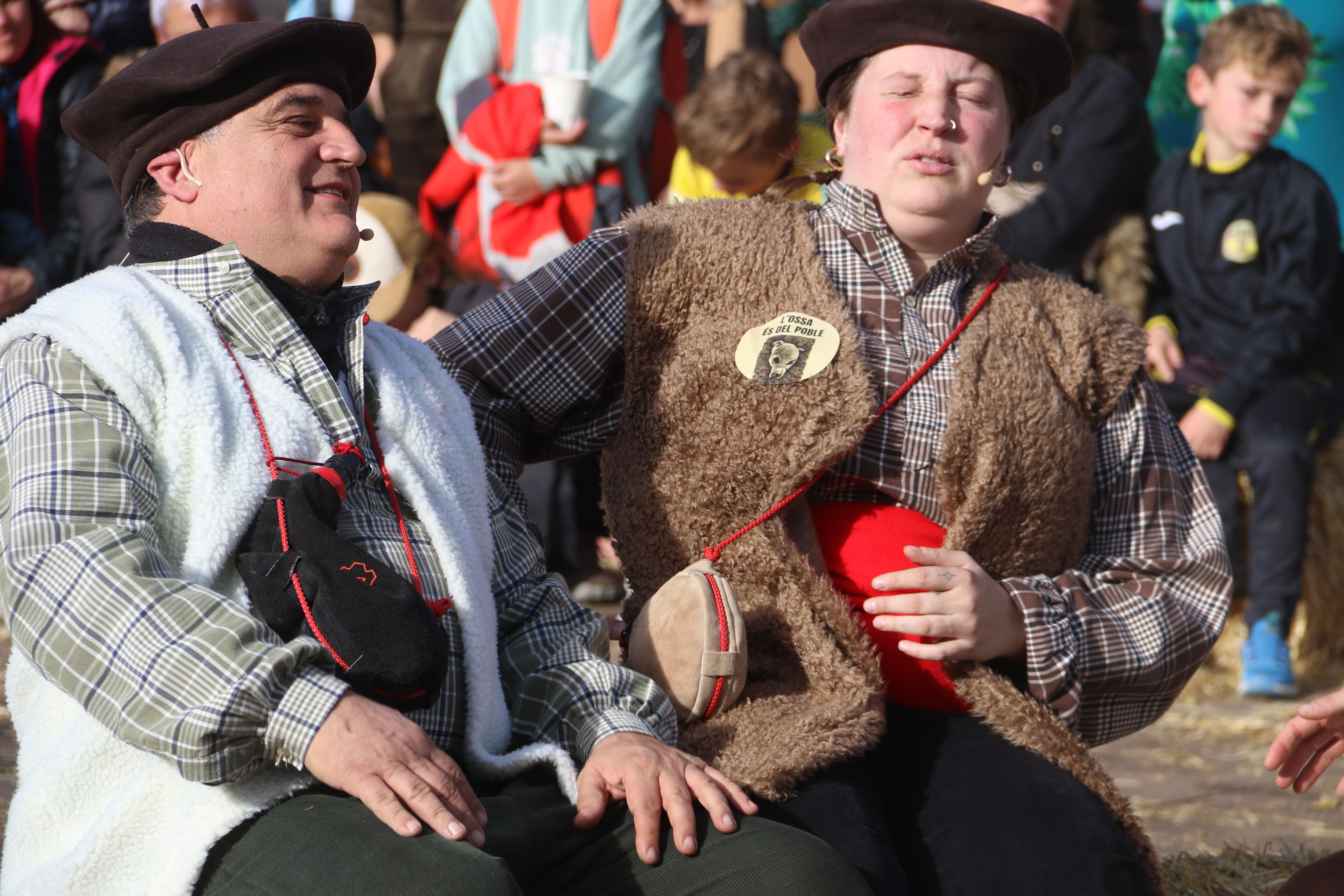 Dallaires durant la celebració.