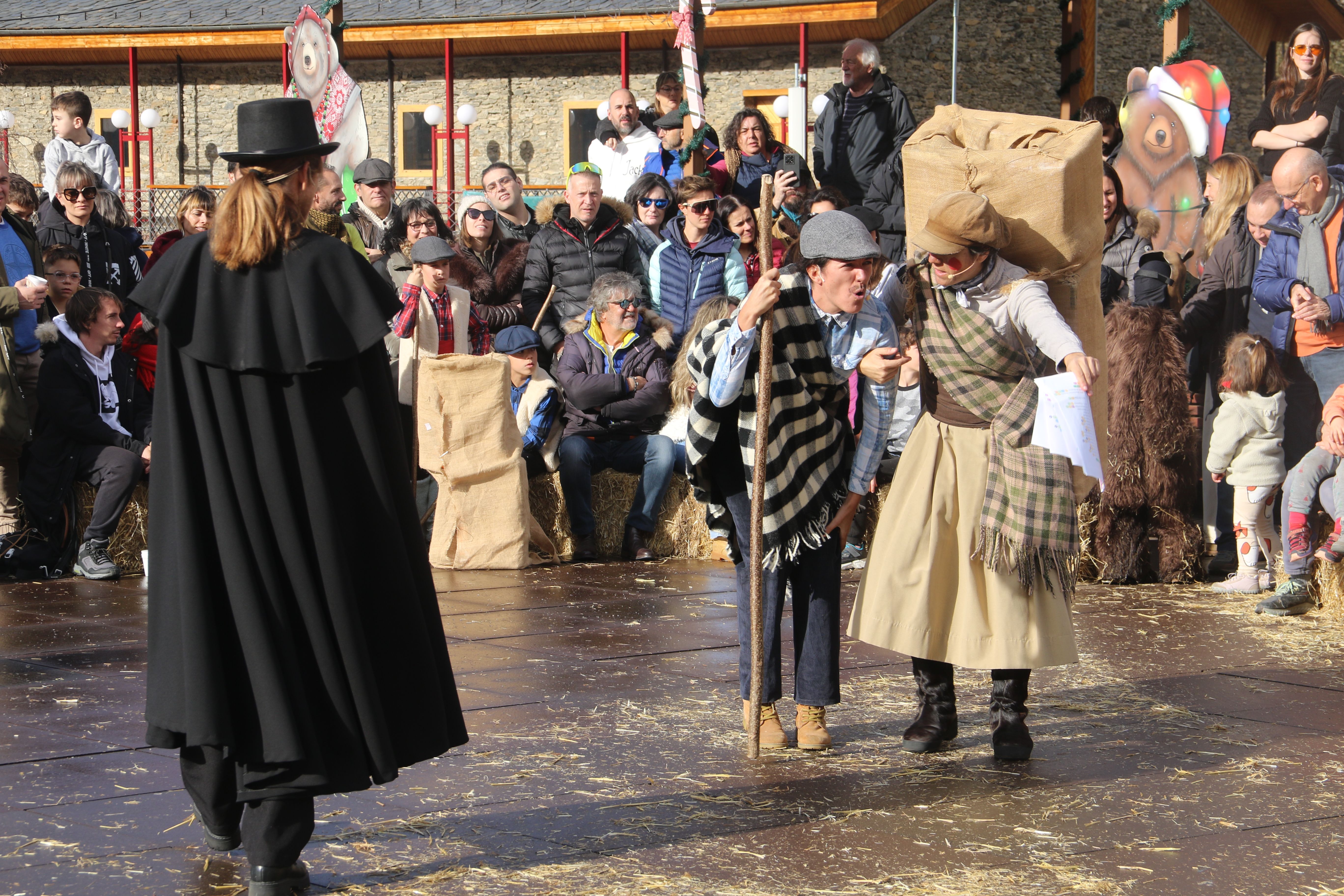 Fardistes en escena.