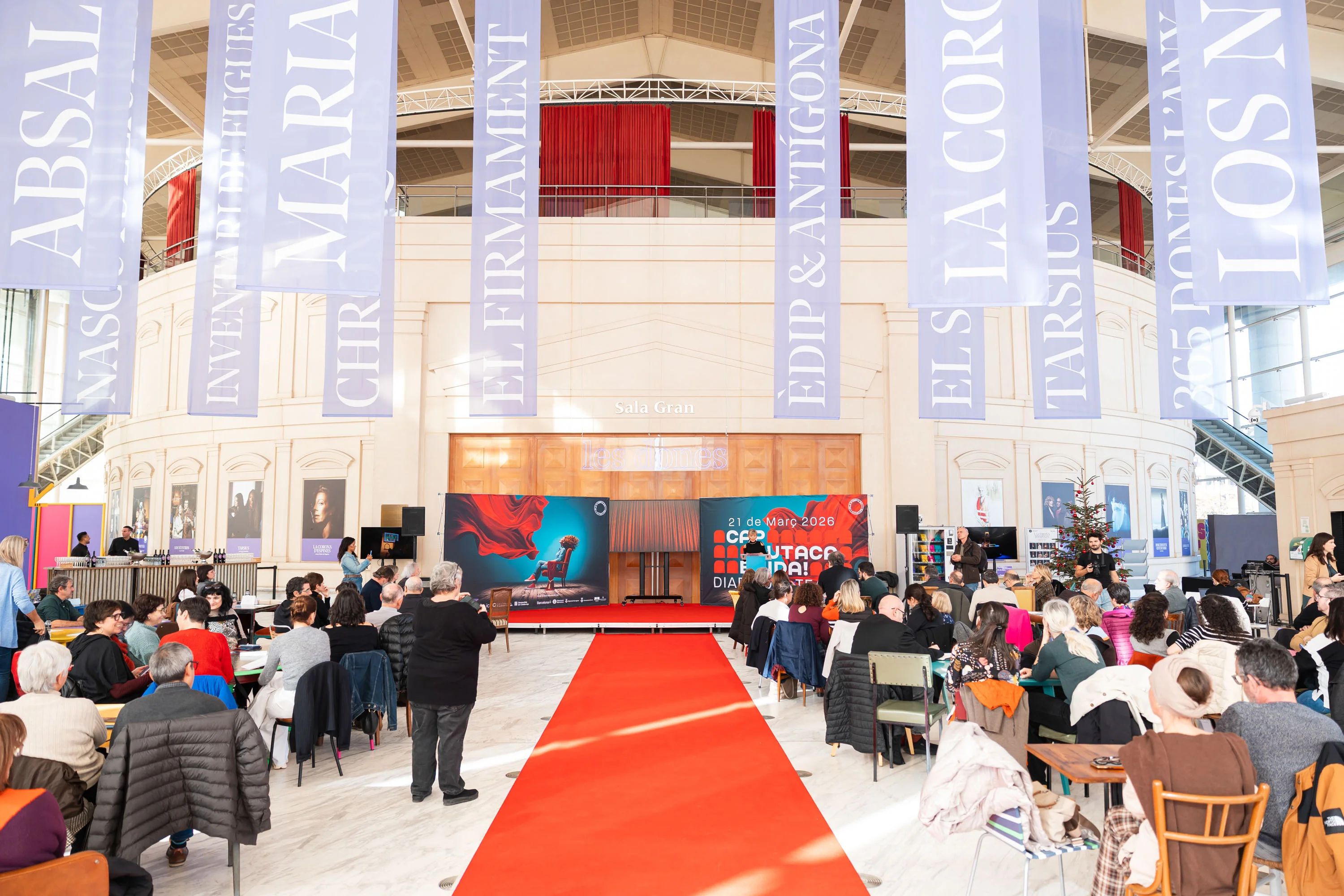 Un instant de la presentació de l'esdeveniment 'Cap butaca buida'. Un instant de la presentació de l'esdeveniment 'Cap butaca buida'.
