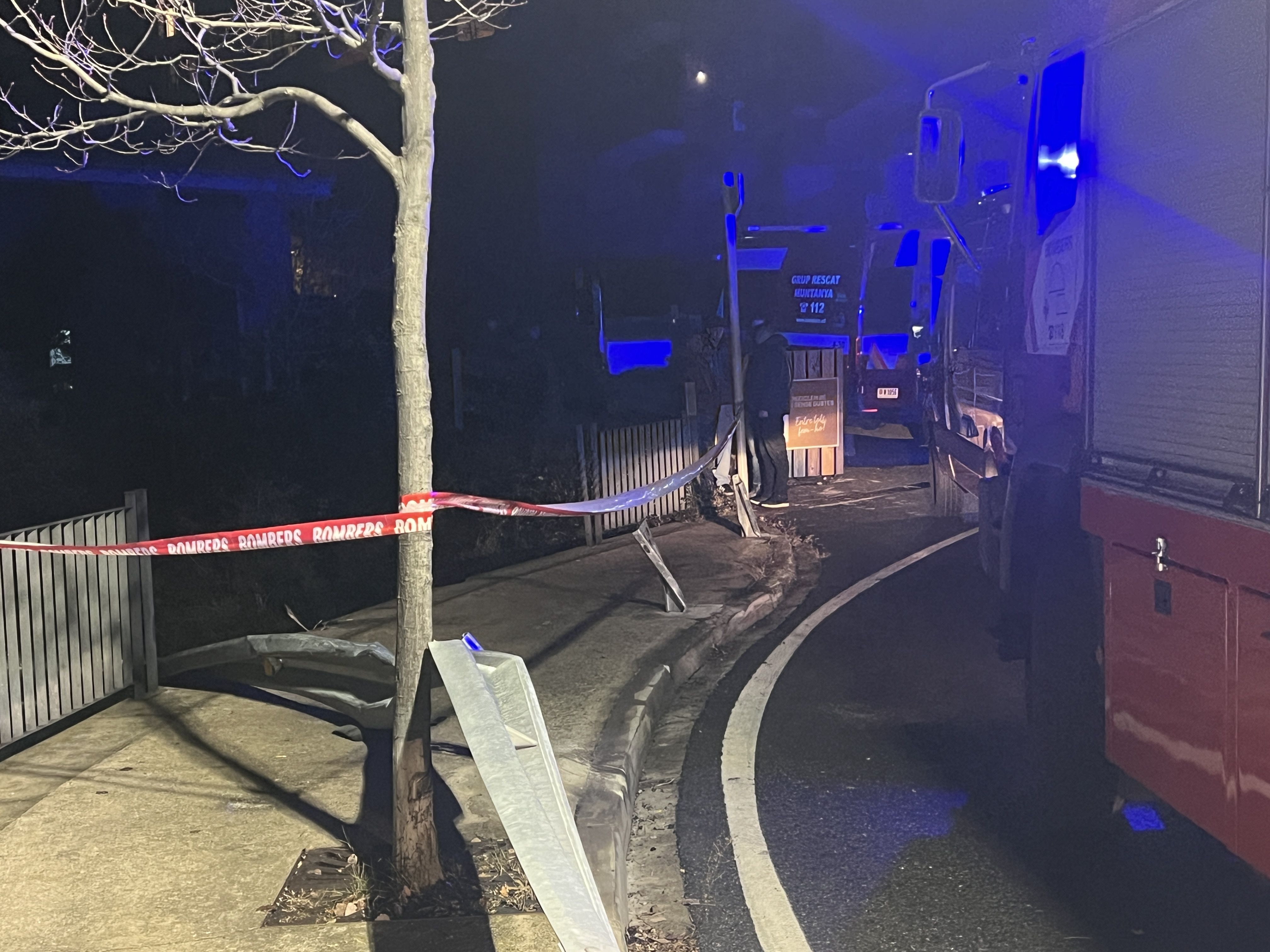 Lloc des del qual es va precipitar el veí d'Aixirivall. Lloc des del qual es va precipitar el veí d'Aixirivall.