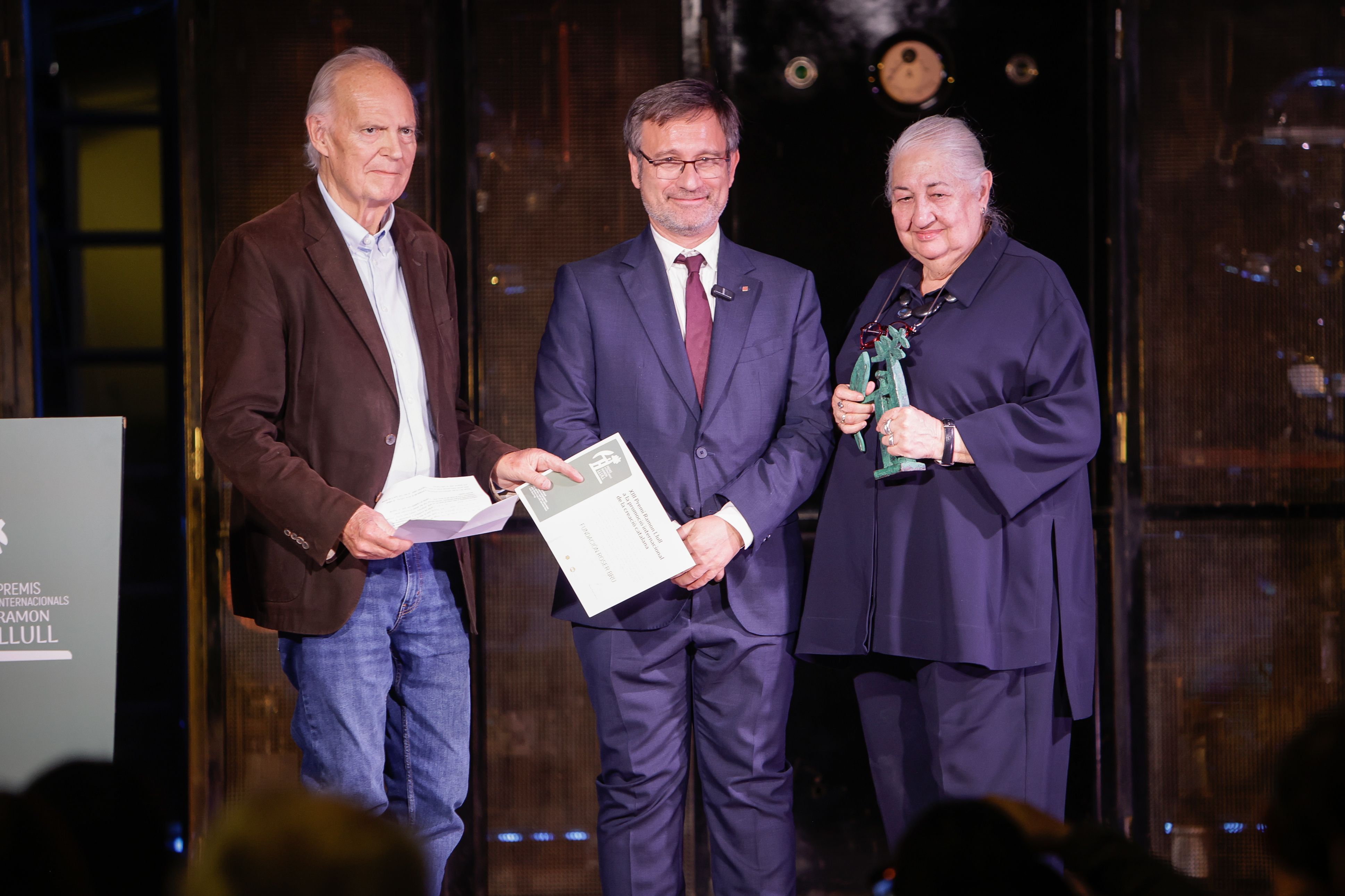 Representants de la Fundación Roser Bru. Representants de la Fundación Roser Bru.