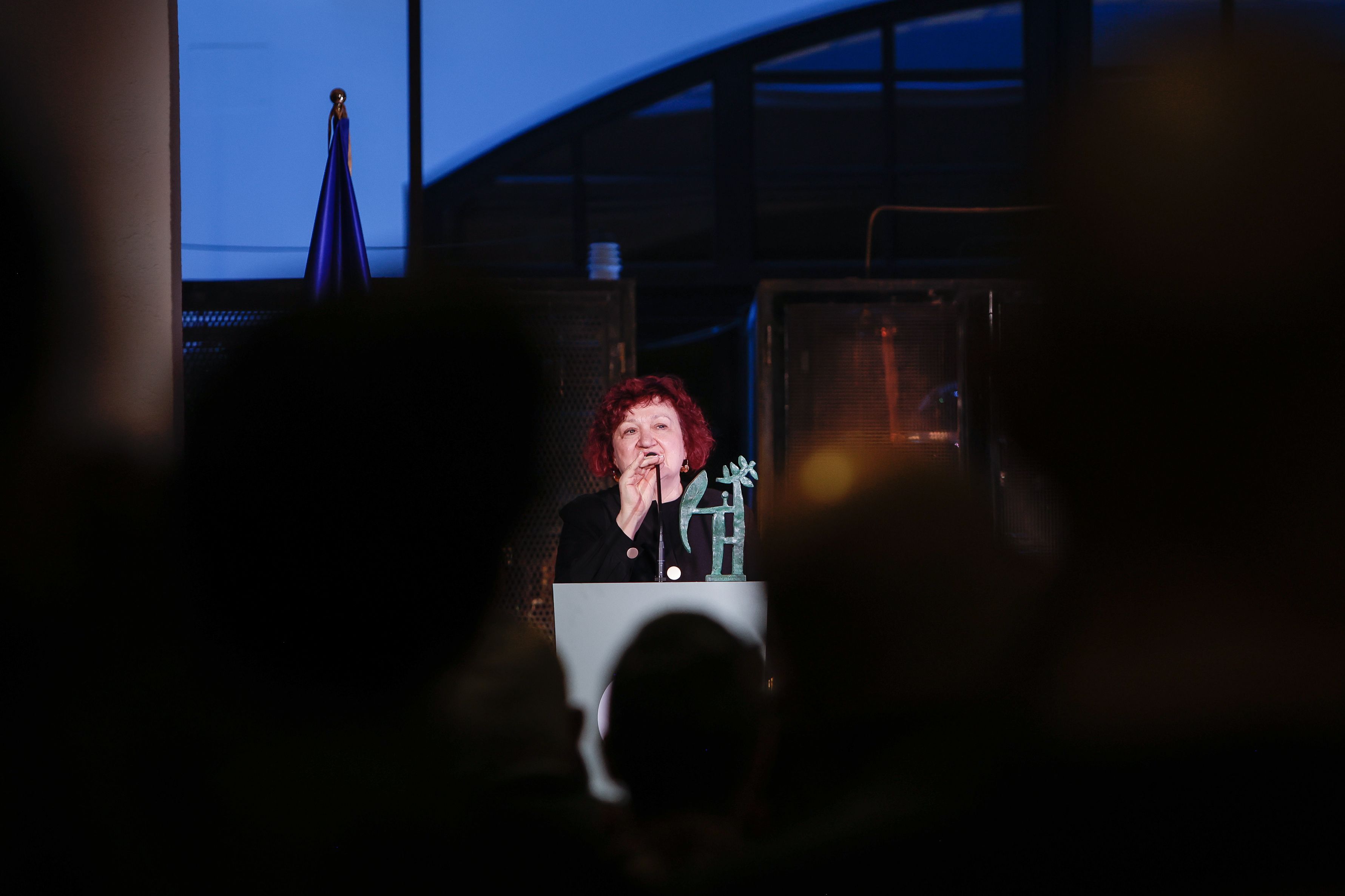 La traductora Maria Khatziemmanuïl. La traductora Maria Khatziemmanuïl.