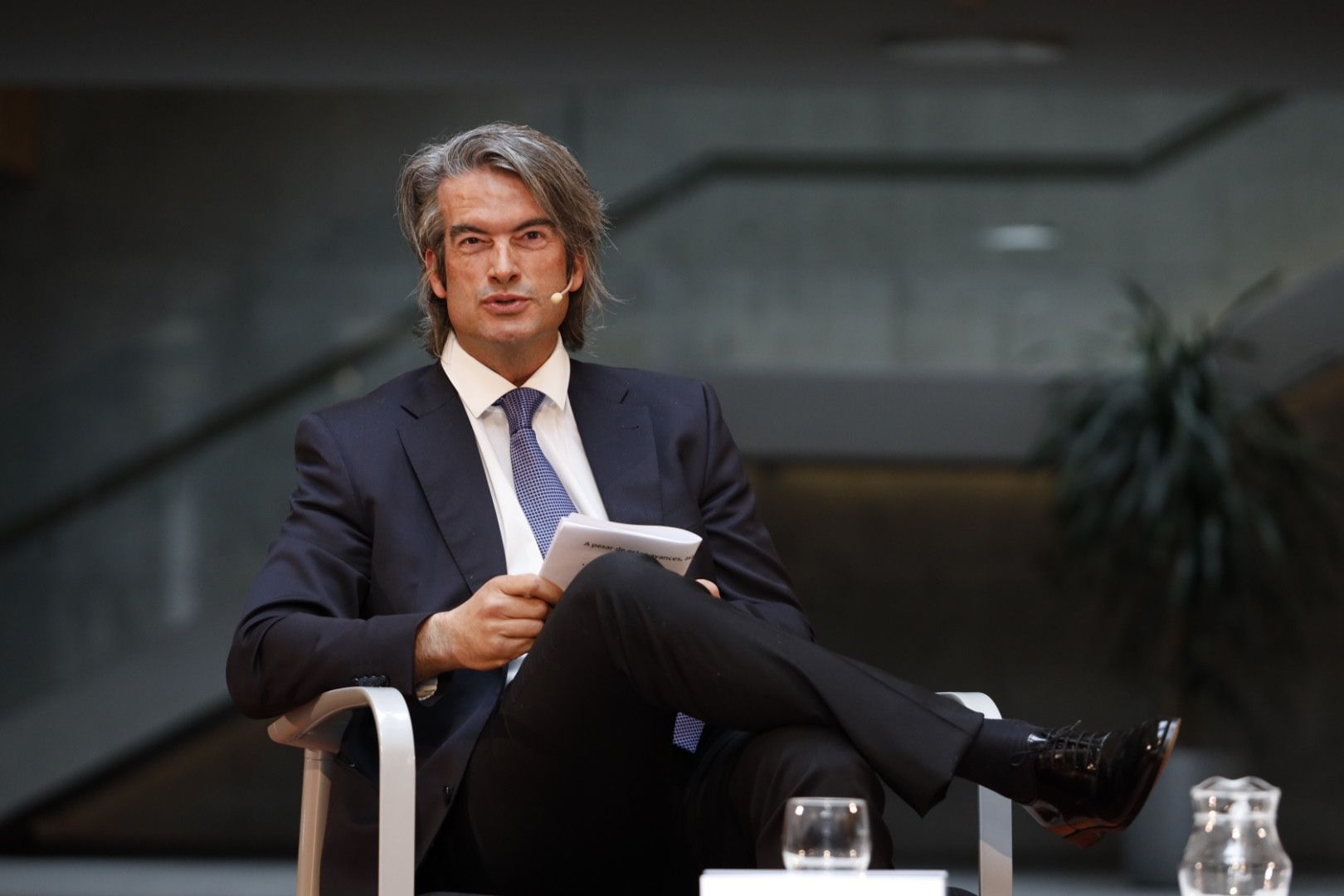 Carlos Mur en un acte l'abril del 2024 al Consell General. Carlos Mur en un acte l'abril del 2024 al Consell General.