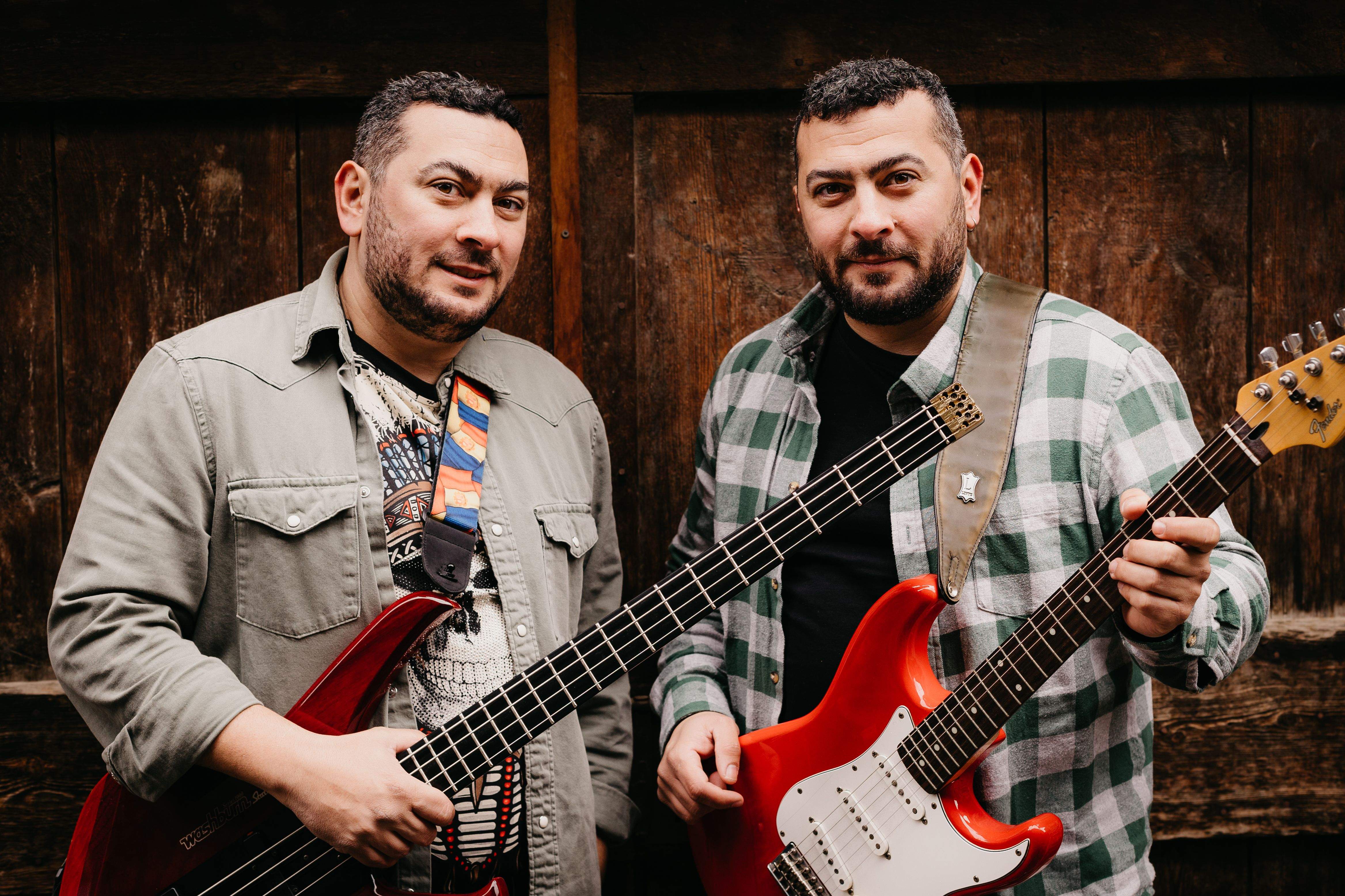 L'Ismael i el Santi González, els components de 'Furgas'.