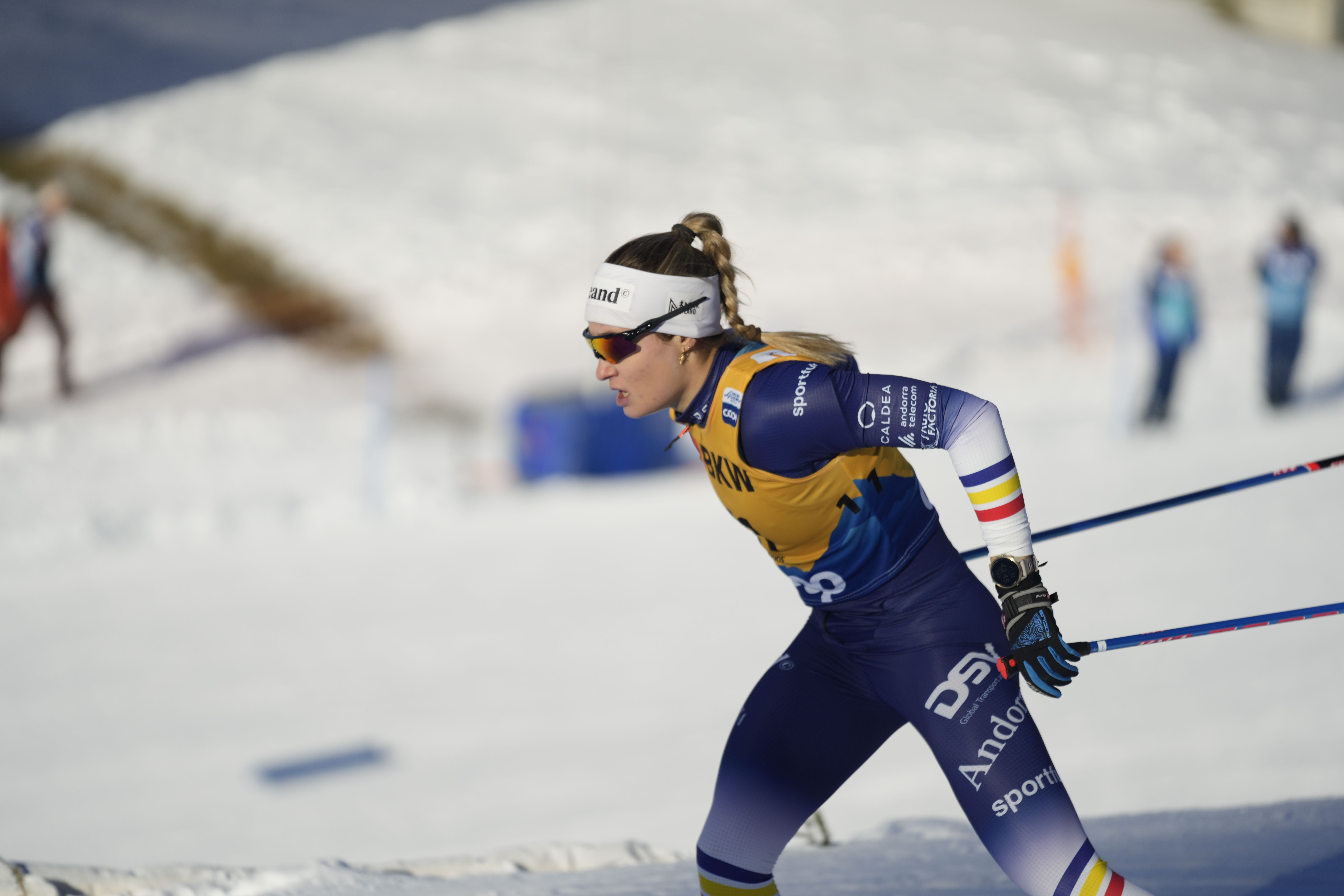 L'esprint ha anat bé a Gina del Rio en l'inici de la Copa del Món de Davos. L'esprint ha anat bé a Gina del Rio en l'inici de la Copa del Món de Davos.