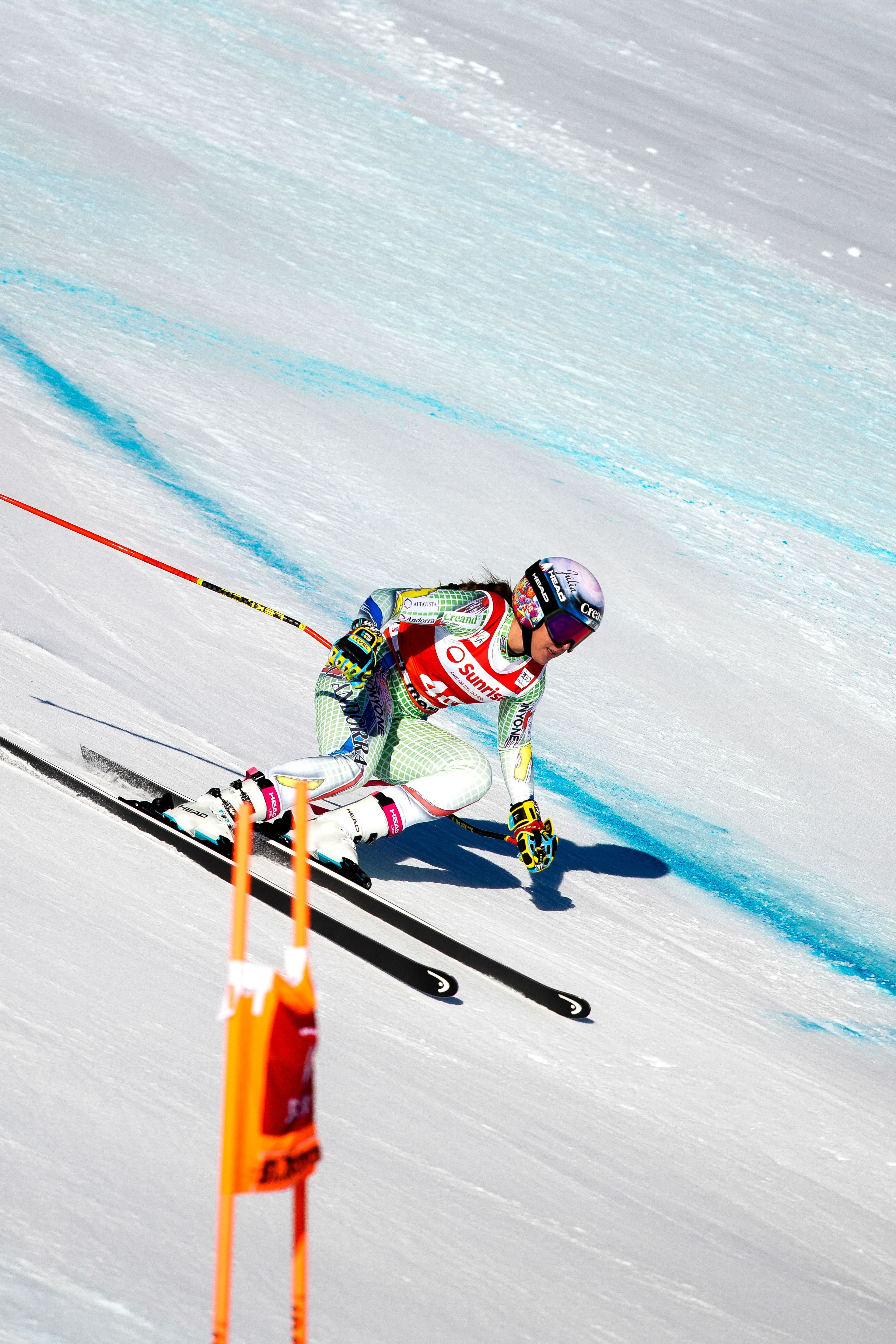 Cande Moreno, al segon DH de St. Moritz FOTO Mateo Sgambato AGence Zoom (2)