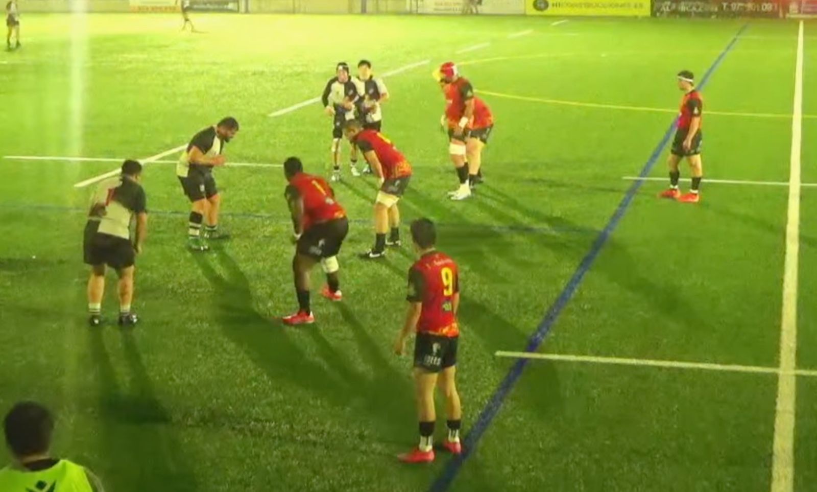 Una imatge de la retransmissió del duel entre El Toro i VPC Andorra. Una imatge de la retransmissió del duel entre El Toro i VPC Andorra.