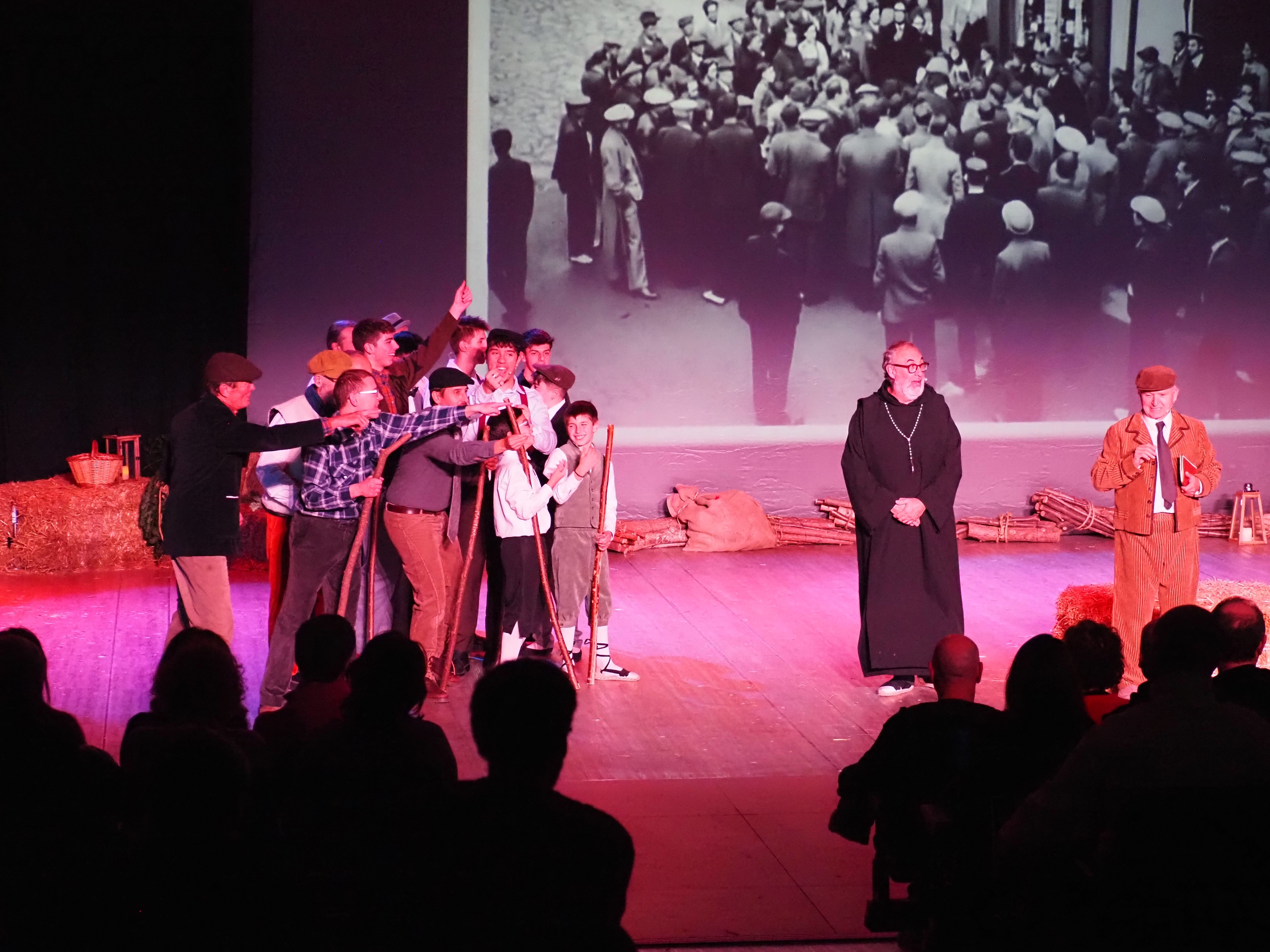 Un instant de la representació del Pessebre Vivent. Un instant de la representació del Pessebre Vivent.