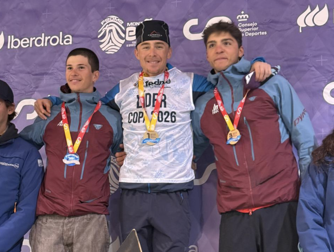 Oriol Olm, liderant el podi dels esprints sub-23. Oriol Olm, liderant el podi dels esprints sub-23.