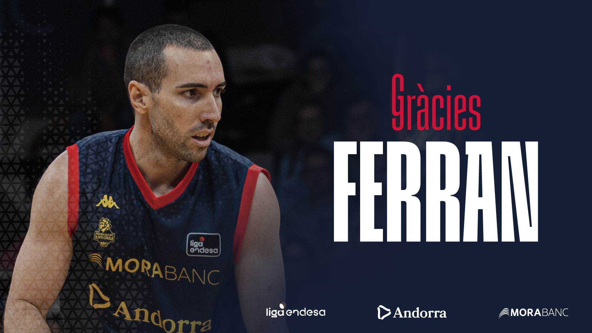 El MoraBanc Andorra ha anunciat aquest diumenge la rescissió del contracte de Ferran Bassas. El MoraBanc Andorra ha anunciat aquest diumenge la rescissió del contracte de Ferran Bassas.