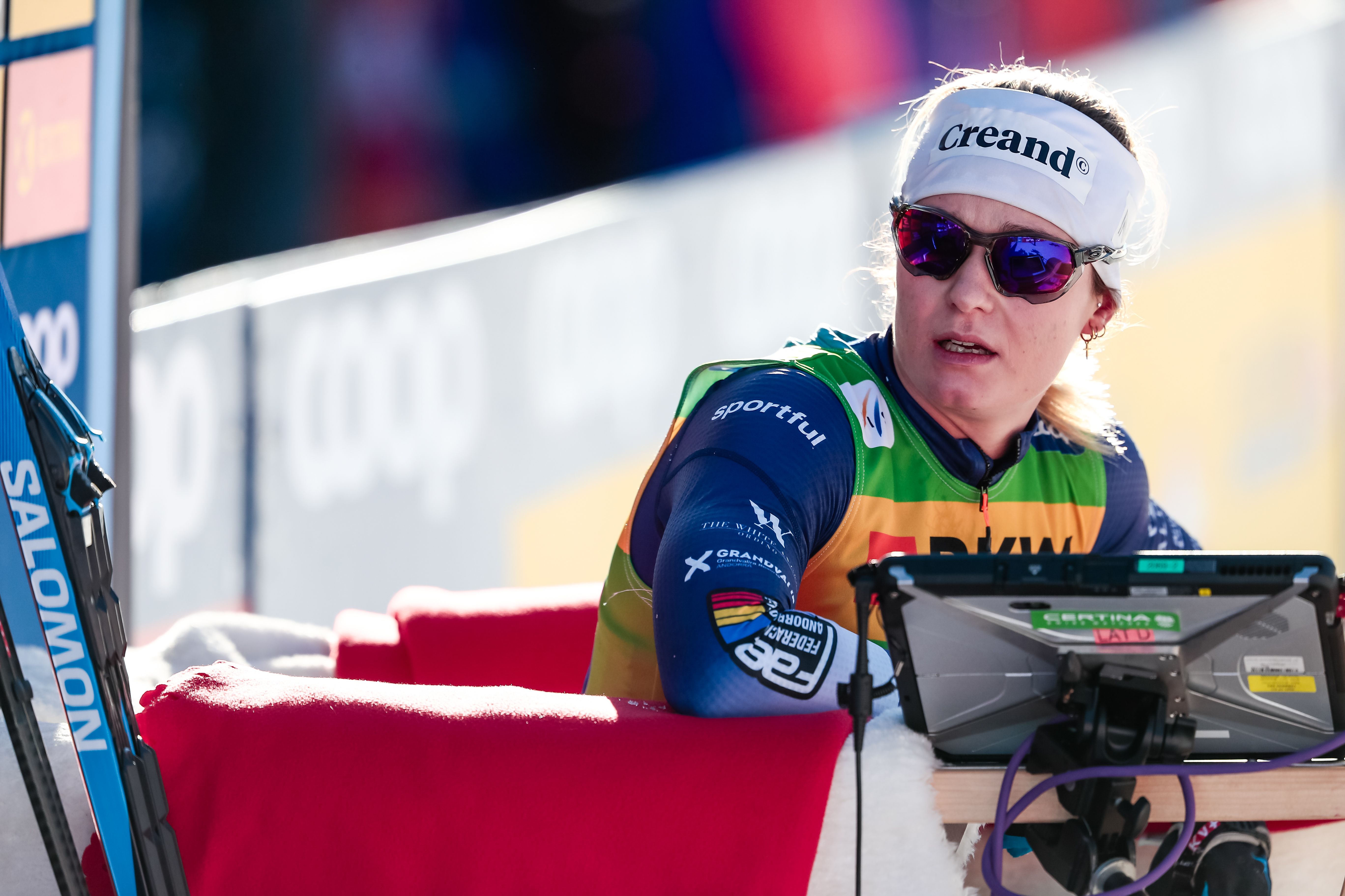 Gina del Rio, al sof calent dels 10km de Davos FOTO Nordic Focus (5) Gina del Rio, al sof calent dels 10km de Davos FOTO Nordic Focus (5)