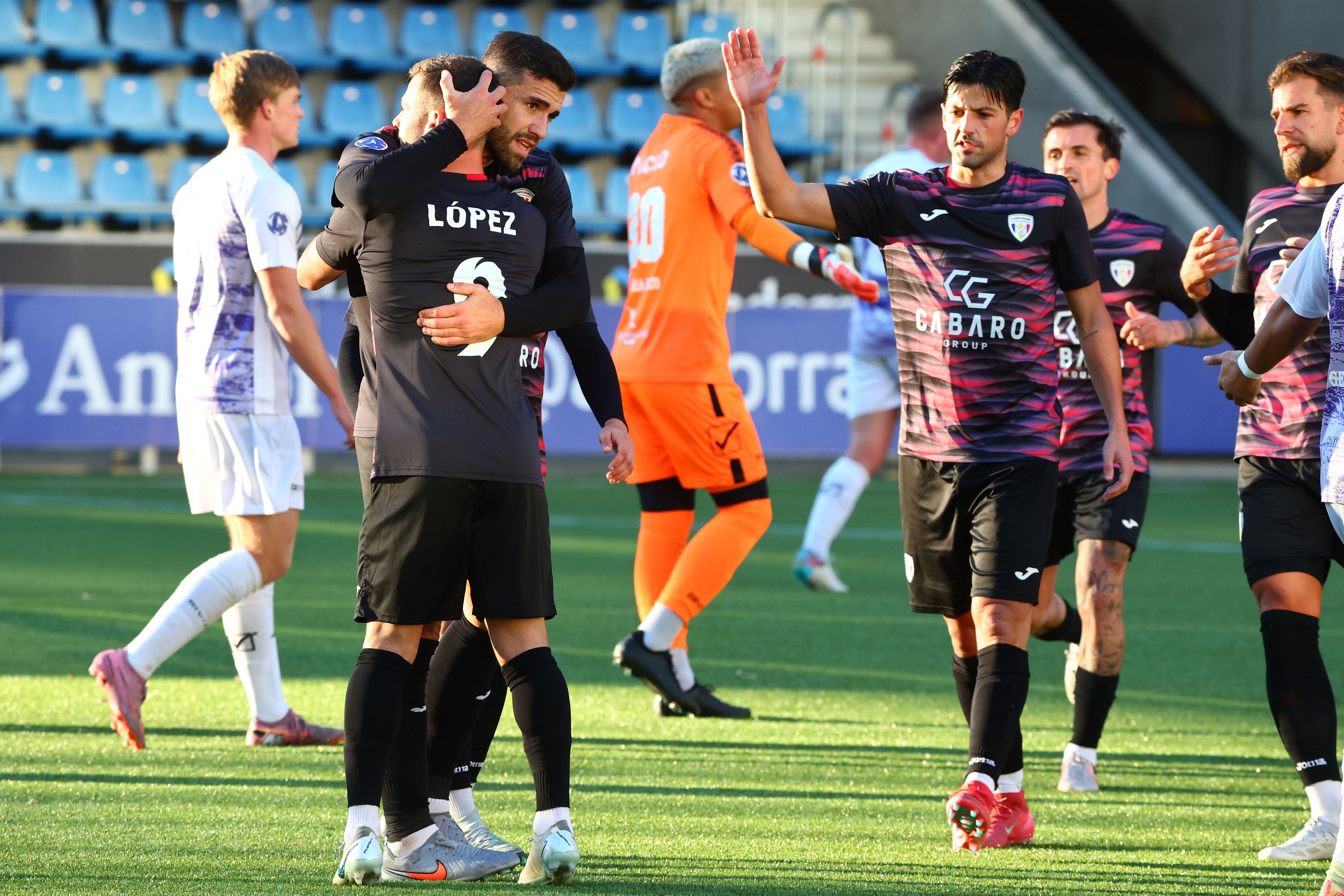 Sascha Andreu i Guillaume Lopez, dos grans golejadors per a Víctor Vázquez. Sascha Andreu i Guillaume Lopez, dos grans golejadors per a Víctor Vázquez.