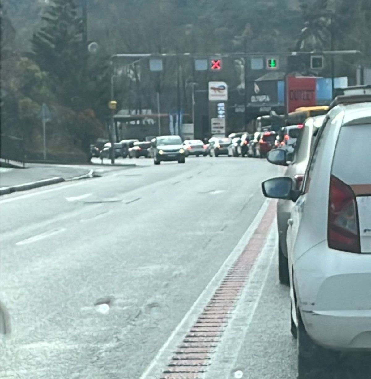 Cues a la carretera entre la Margineda i Aixovall.