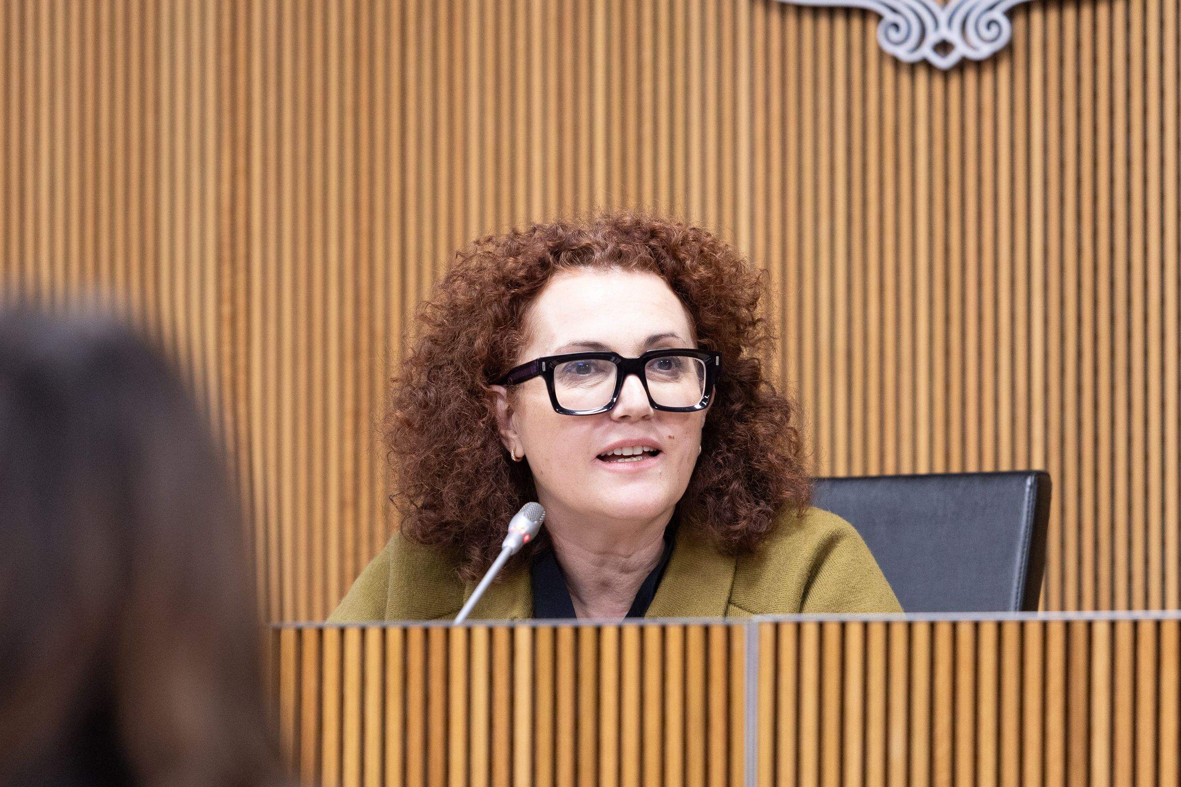 La portaveu del Sindicat, Rebeca Bonache.