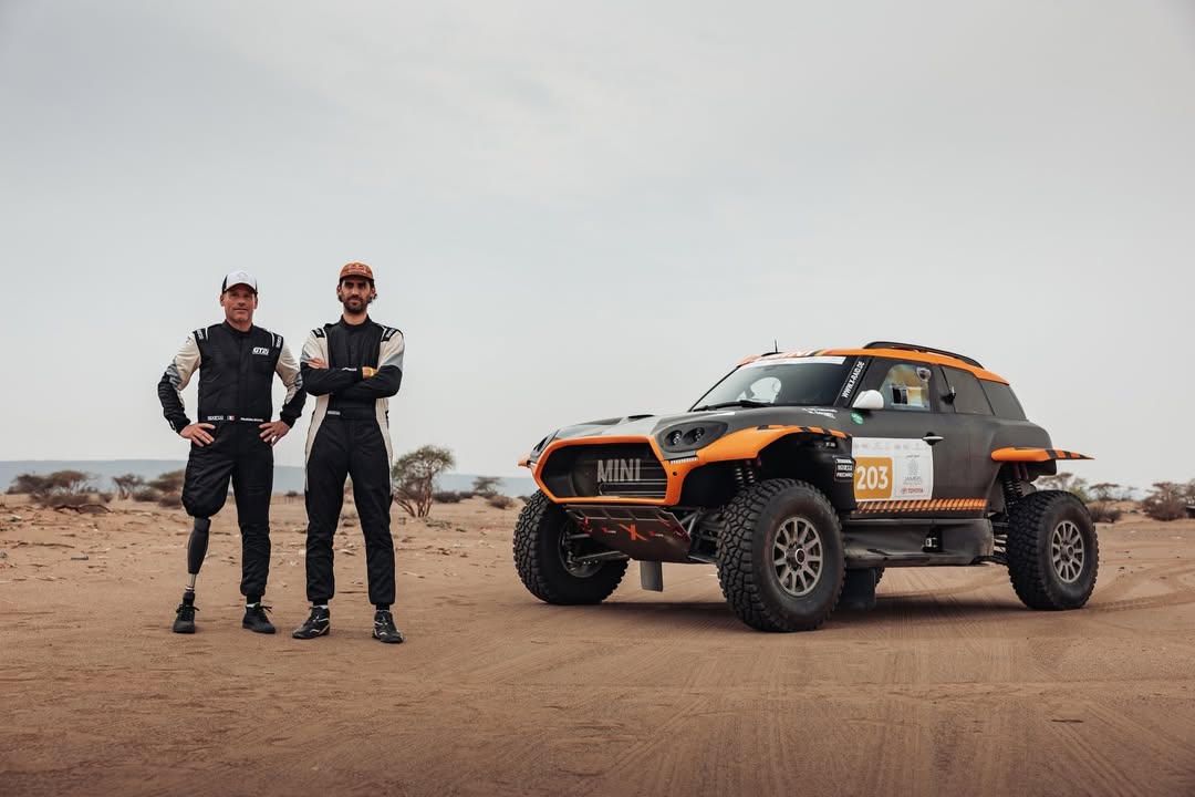 De Mévius i Baumel competiran al Dakar amb el Mini de l'X-Raid.