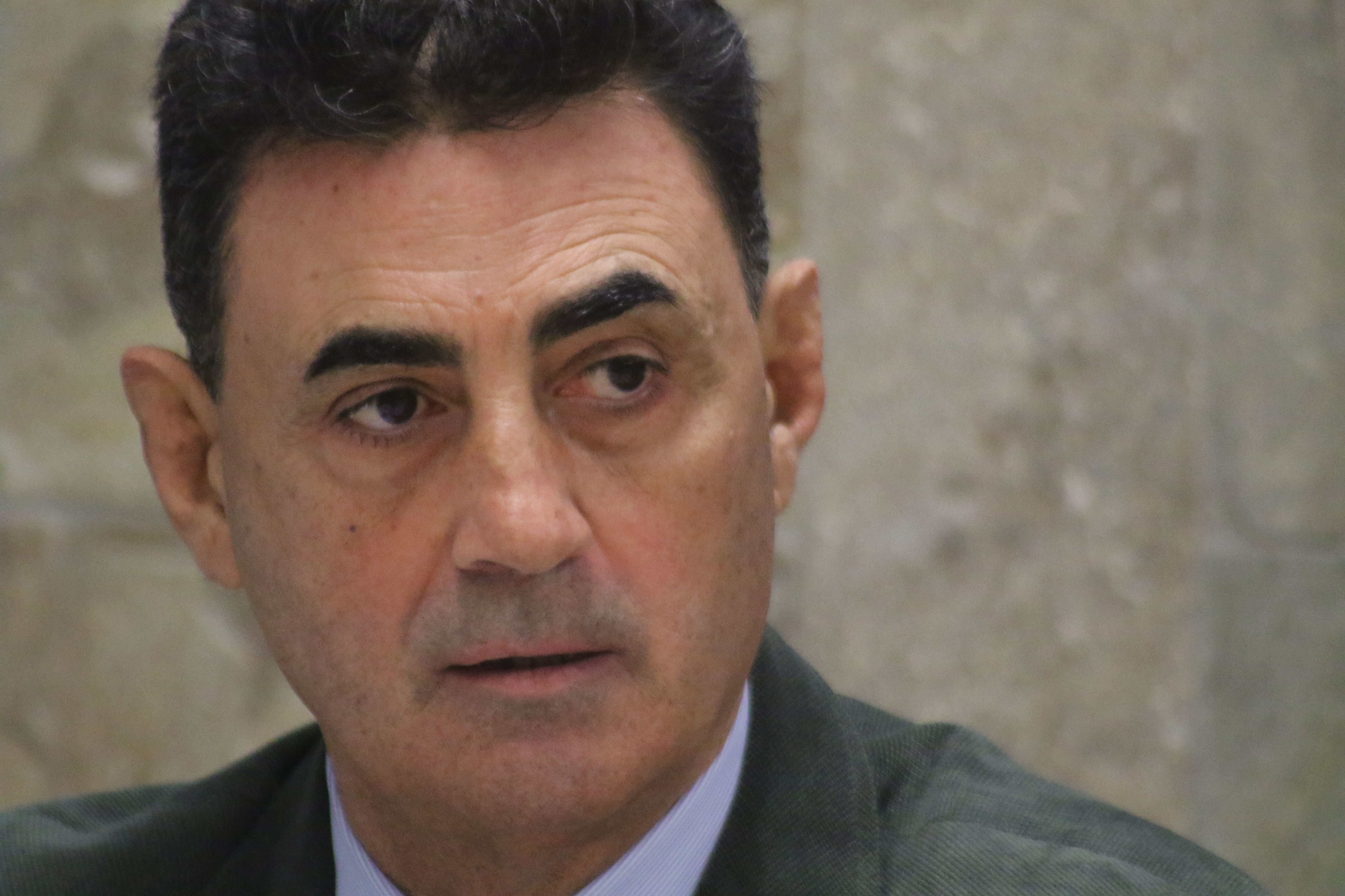 El ministre Raul Ferré durant la trobada mitjans comunicació ministre de Territori. El ministre Raul Ferré durant la trobada mitjans comunicació ministre de Territori.