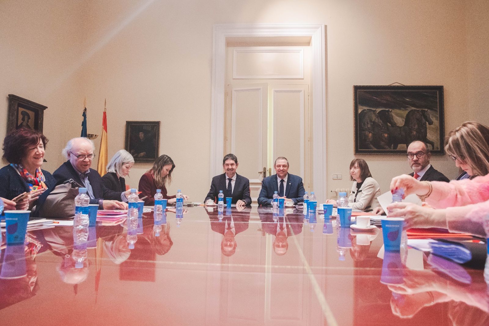 Andorra i Espanya comencen els treballs per actualitzar el conveni educatiu entre els dos països. Andorra i Espanya comencen els treballs per actualitzar el conveni educatiu entre els dos països.