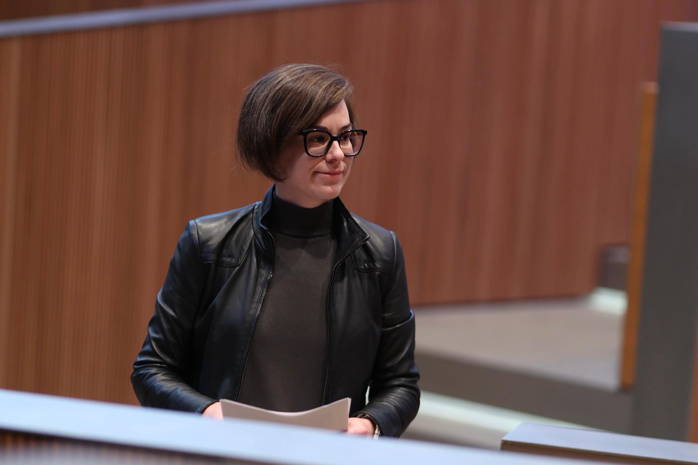 Núria Segués al Consell General. Núria Segués al Consell General.