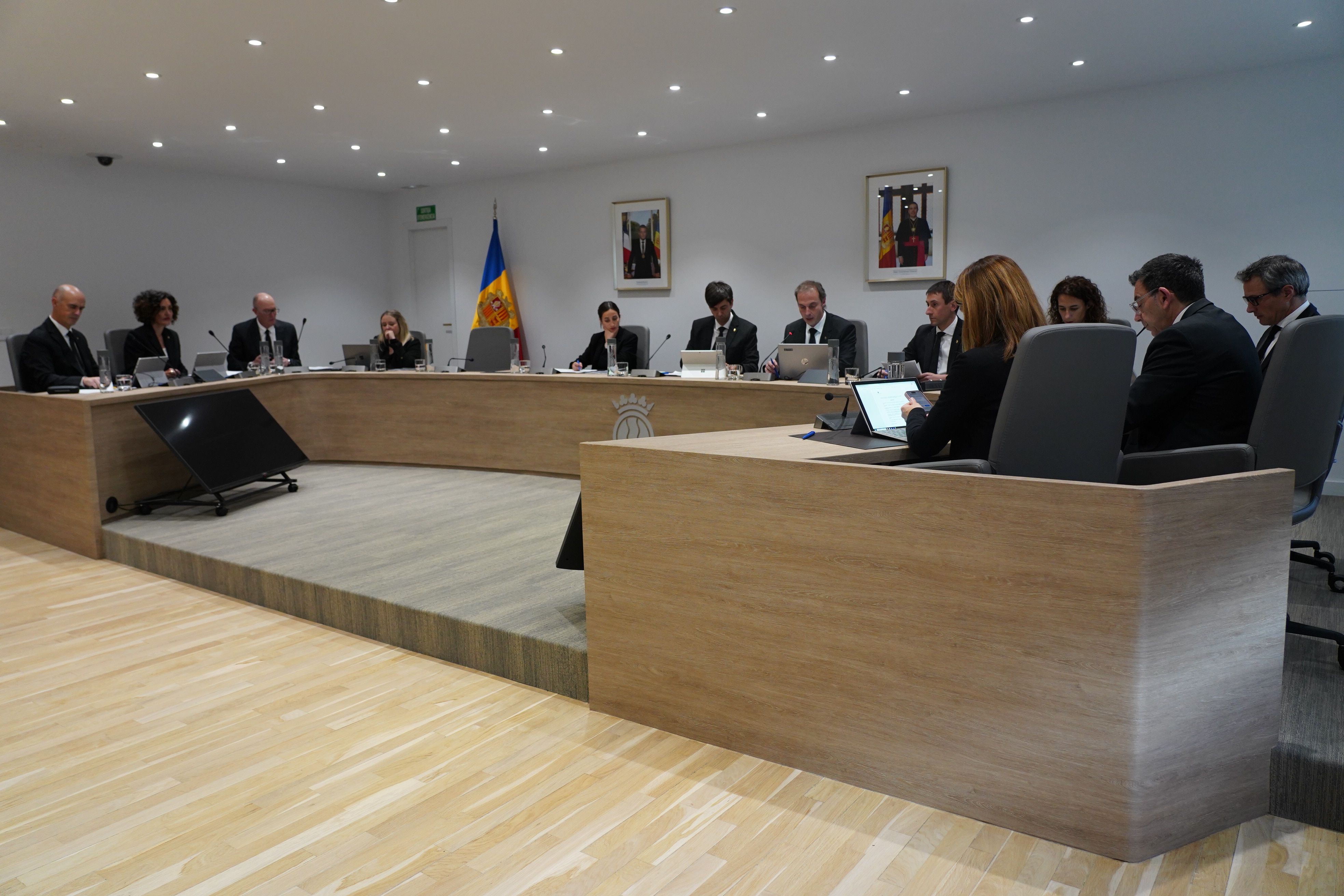Imatge dela sessió de consell de comú d'aquest dijous.
