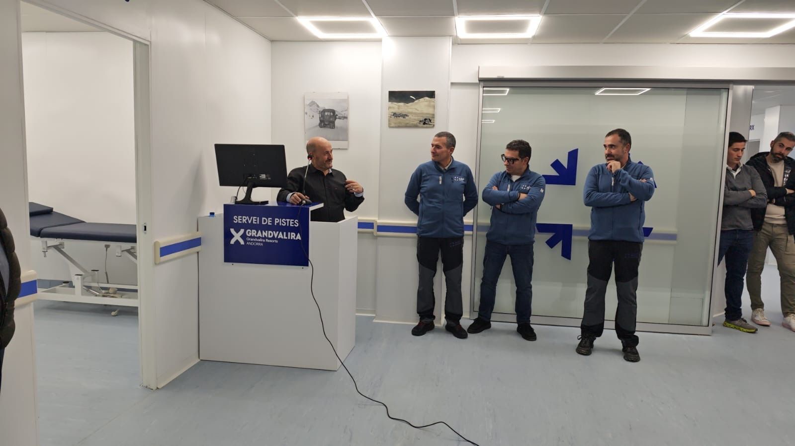 Un moment de la inauguració oficial.