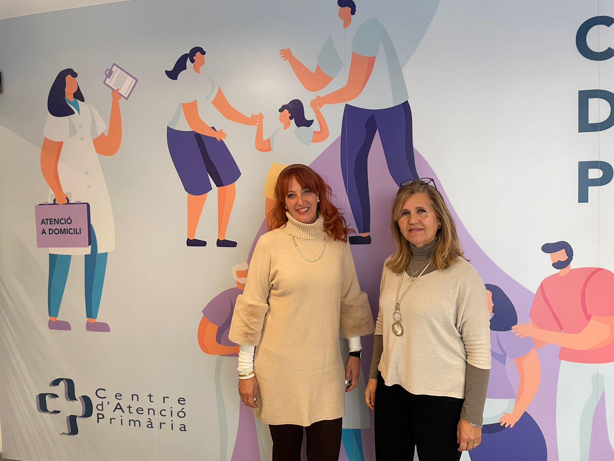 Patricia Fernández i Maria Nicoloff.