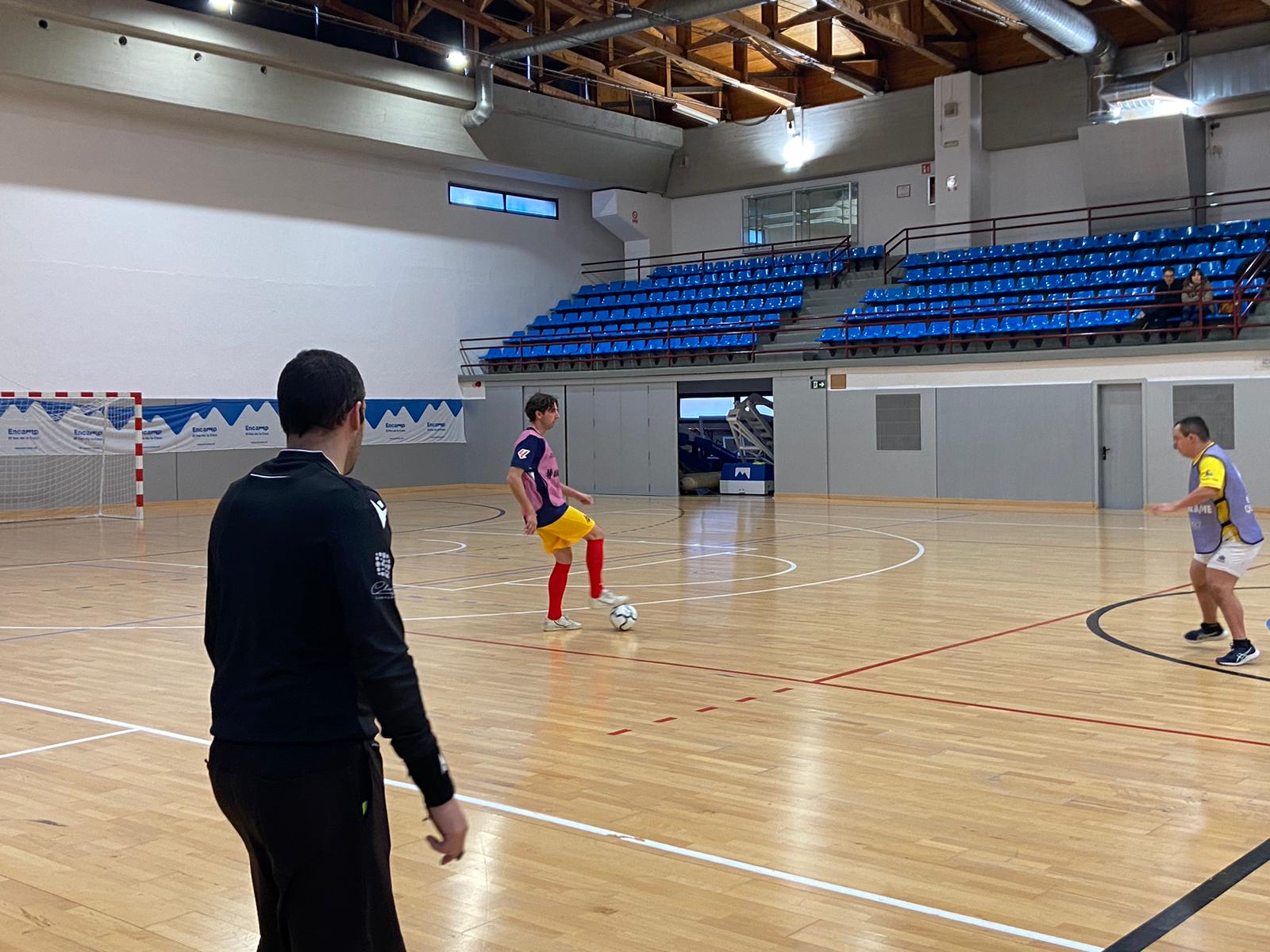 Jaume Nogués s'ha vestit de curt per disputar el torneig Mixed Ability.