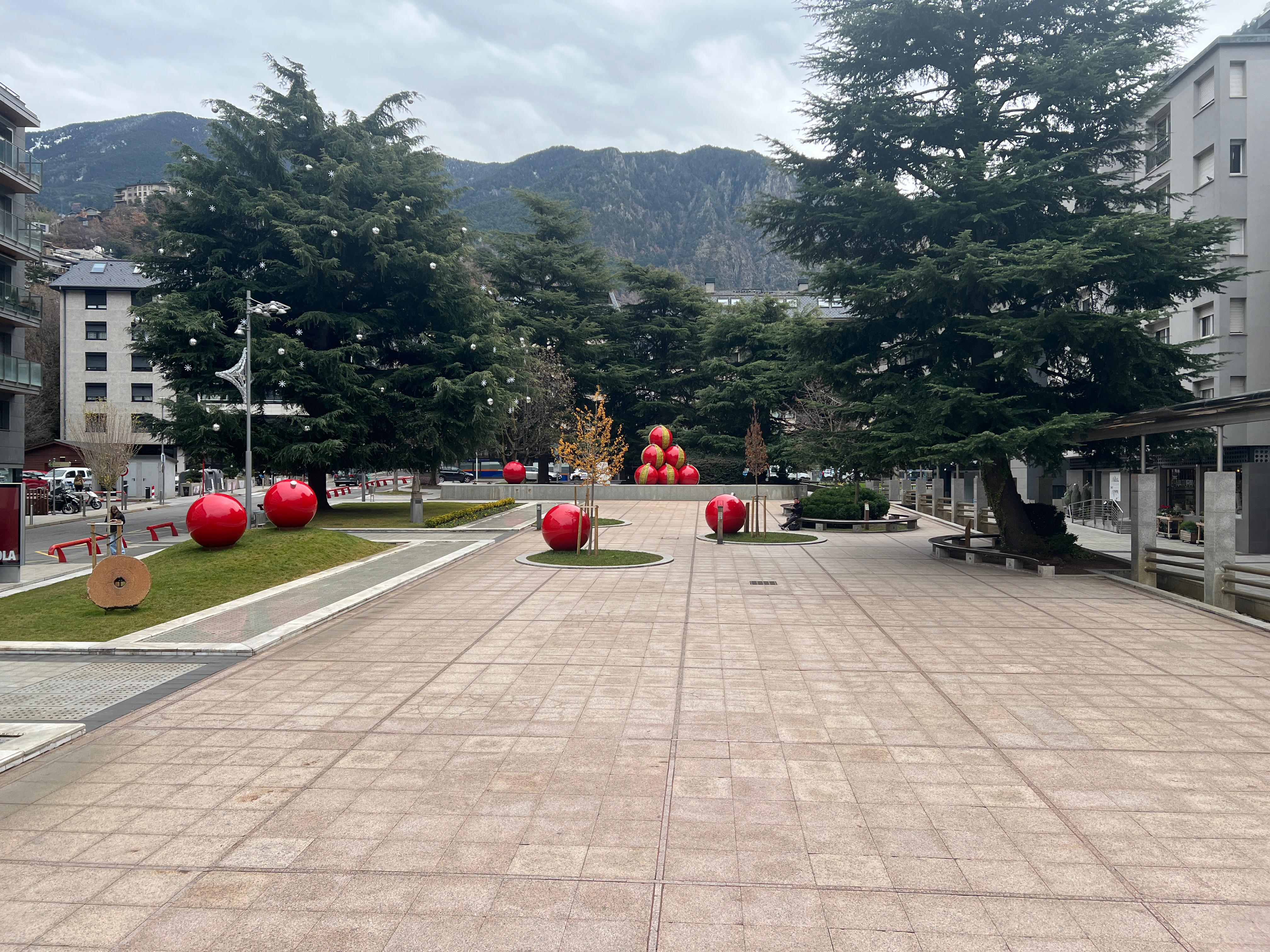 Una vista actual del Parc de la Mola d'Escaldes.