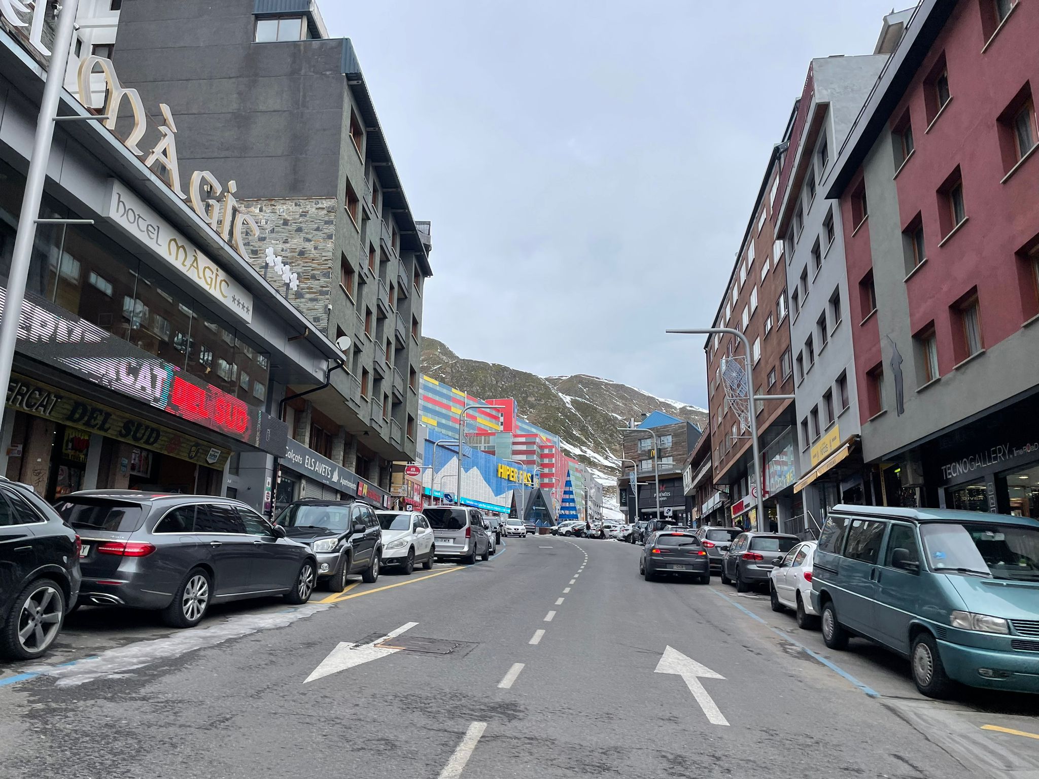 Carrers buits al Pas de la Casa.