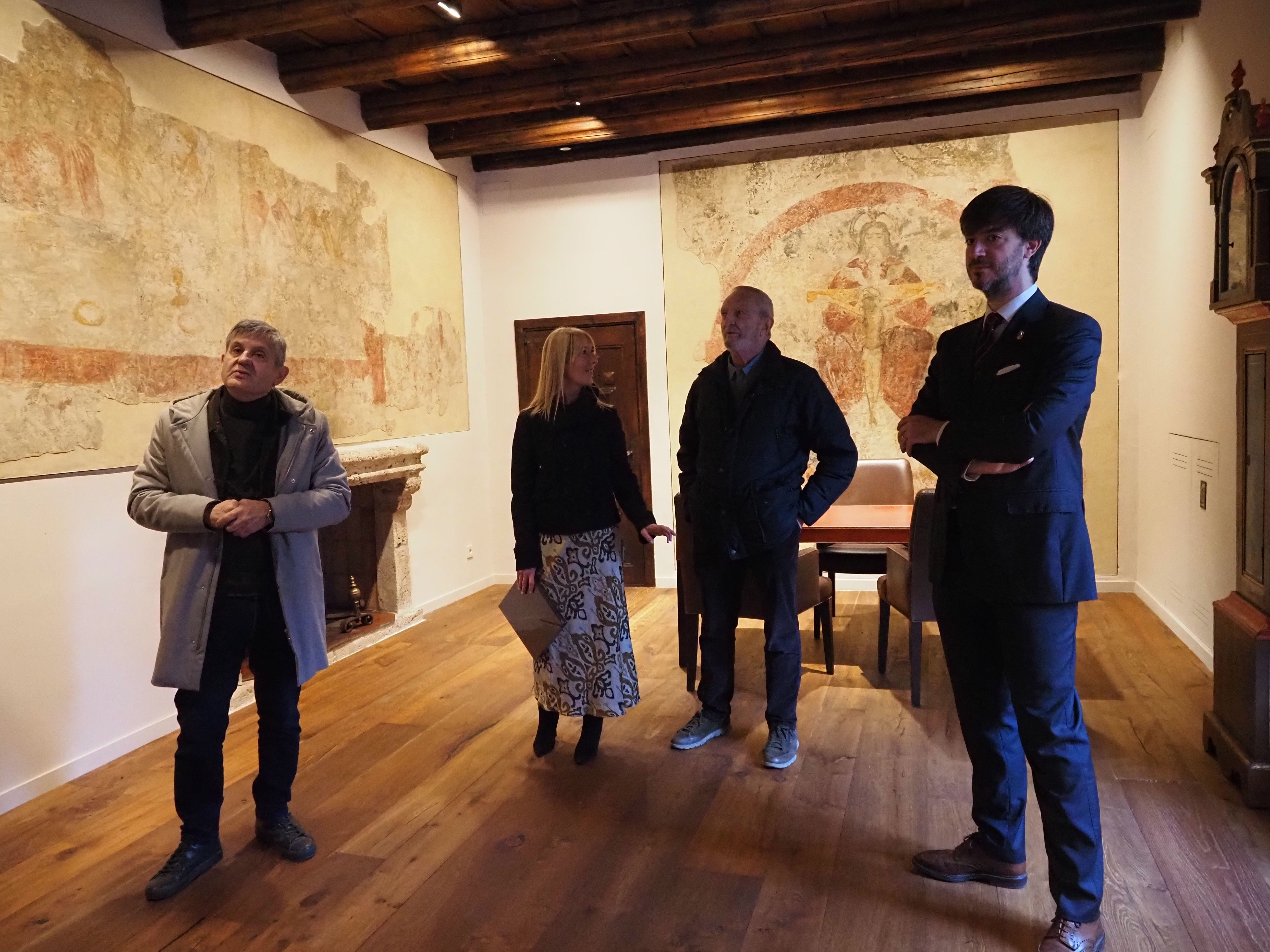 Dilmé, Guillamet, Ensenyat i Codina al despatx del síndic.