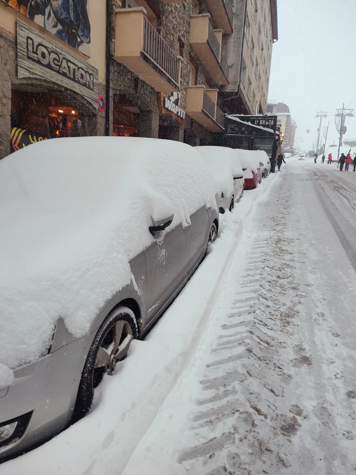 Nevada al Pas de la Casa.