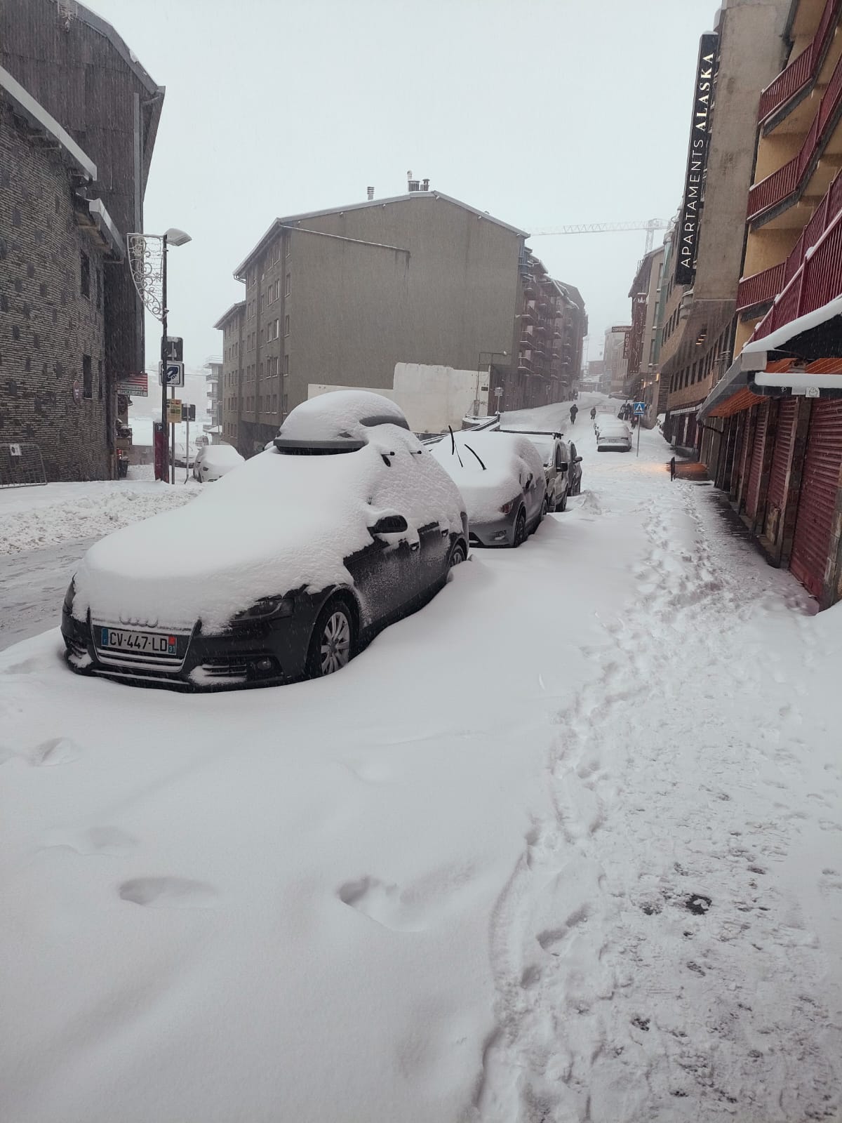 Nevada al Pas de la Casa.