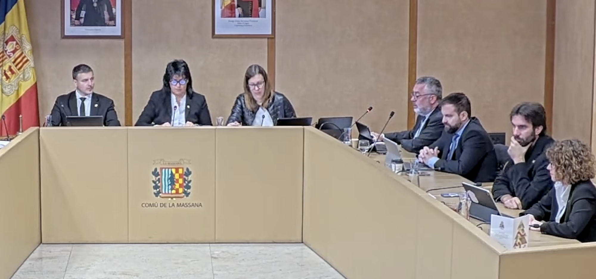 Sessió del Consell de Comú de la Massana del dia 22 de desembre.